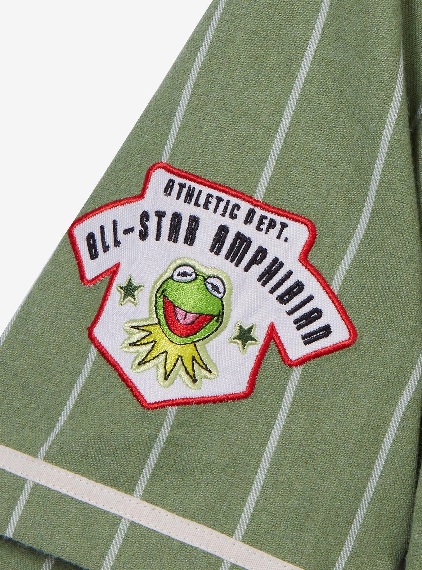 The Muppets Kermit Striped Baseball Jersey - BoxLunch Exclusive, GREEN, alternate