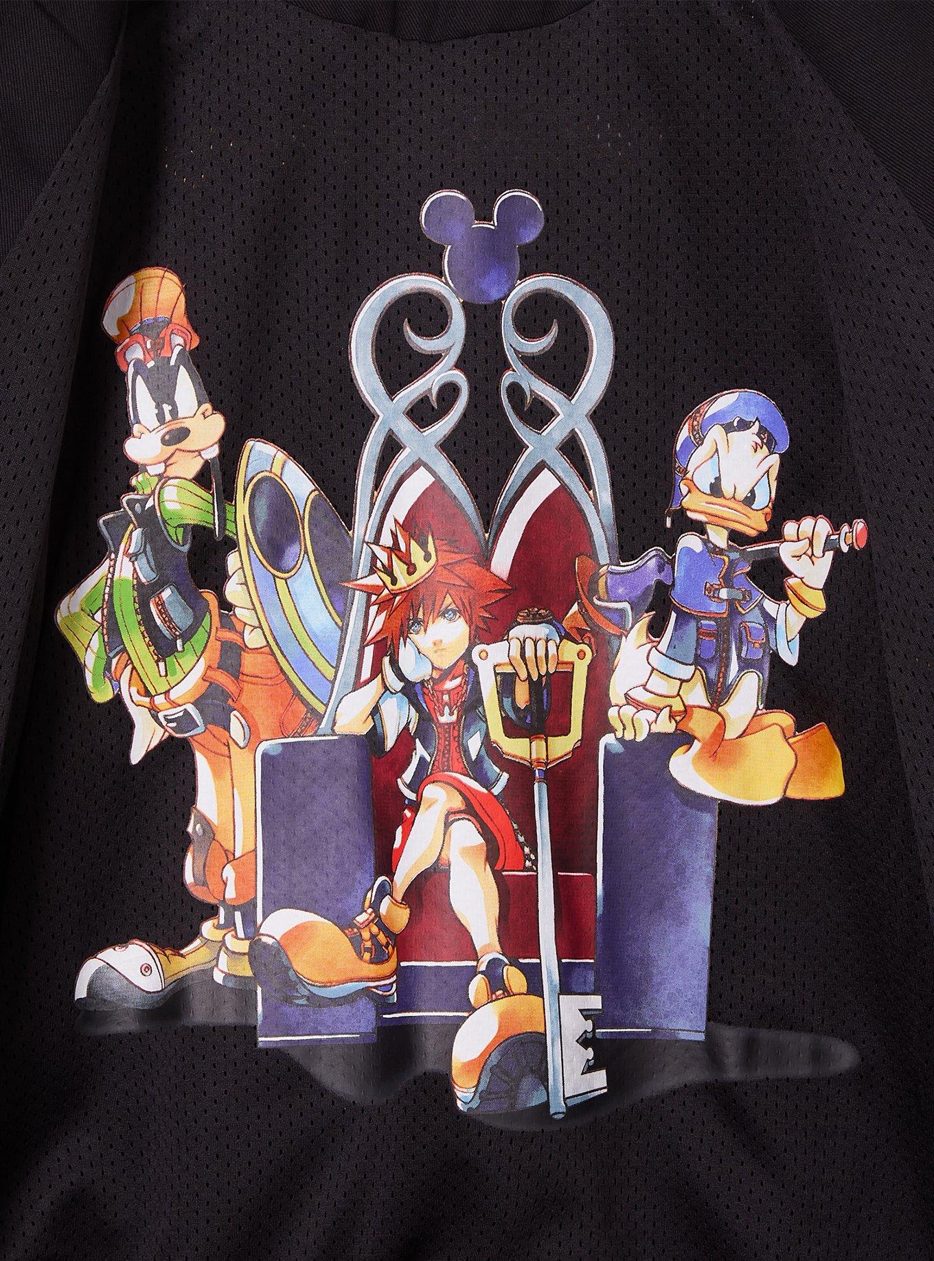 Disney Kingdom Hearts Logo Moto Jacket - BoxLunch Exclusive, BLACK, alternate