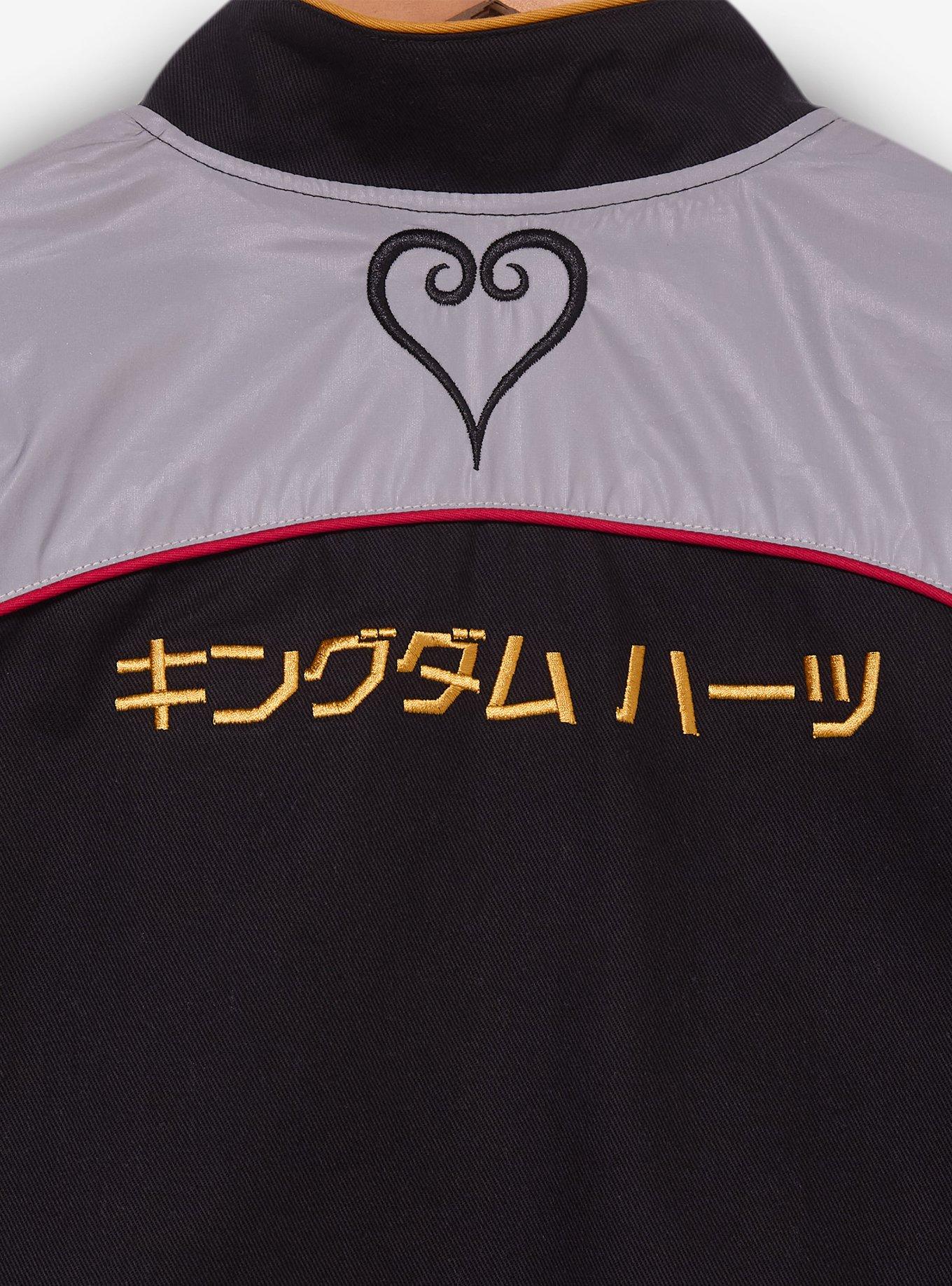 Disney Kingdom Hearts Logo Moto Jacket - BoxLunch Exclusive, BLACK, alternate