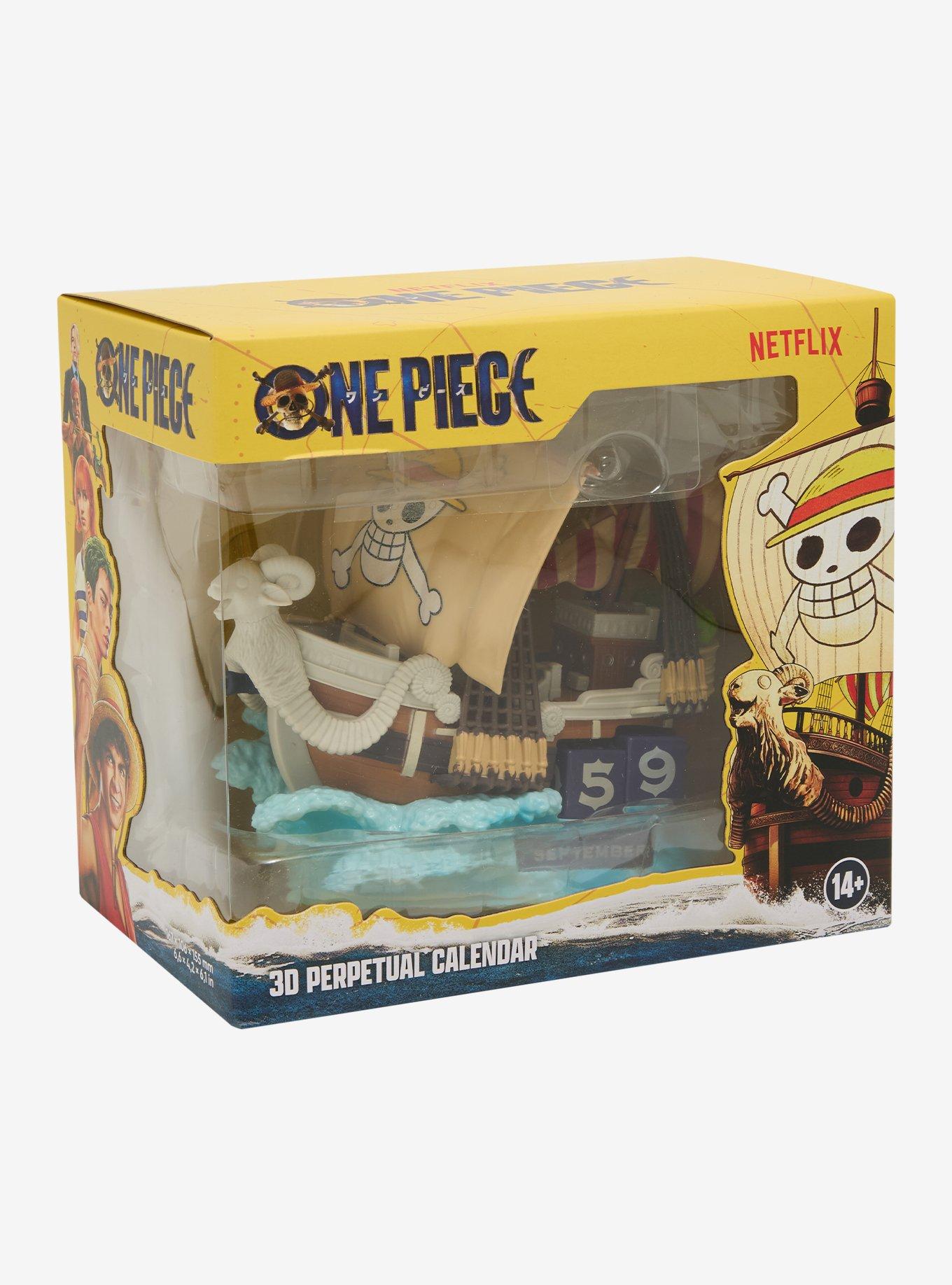One Piece Thousand Sunny Figural Perpetual Calendar, , alternate