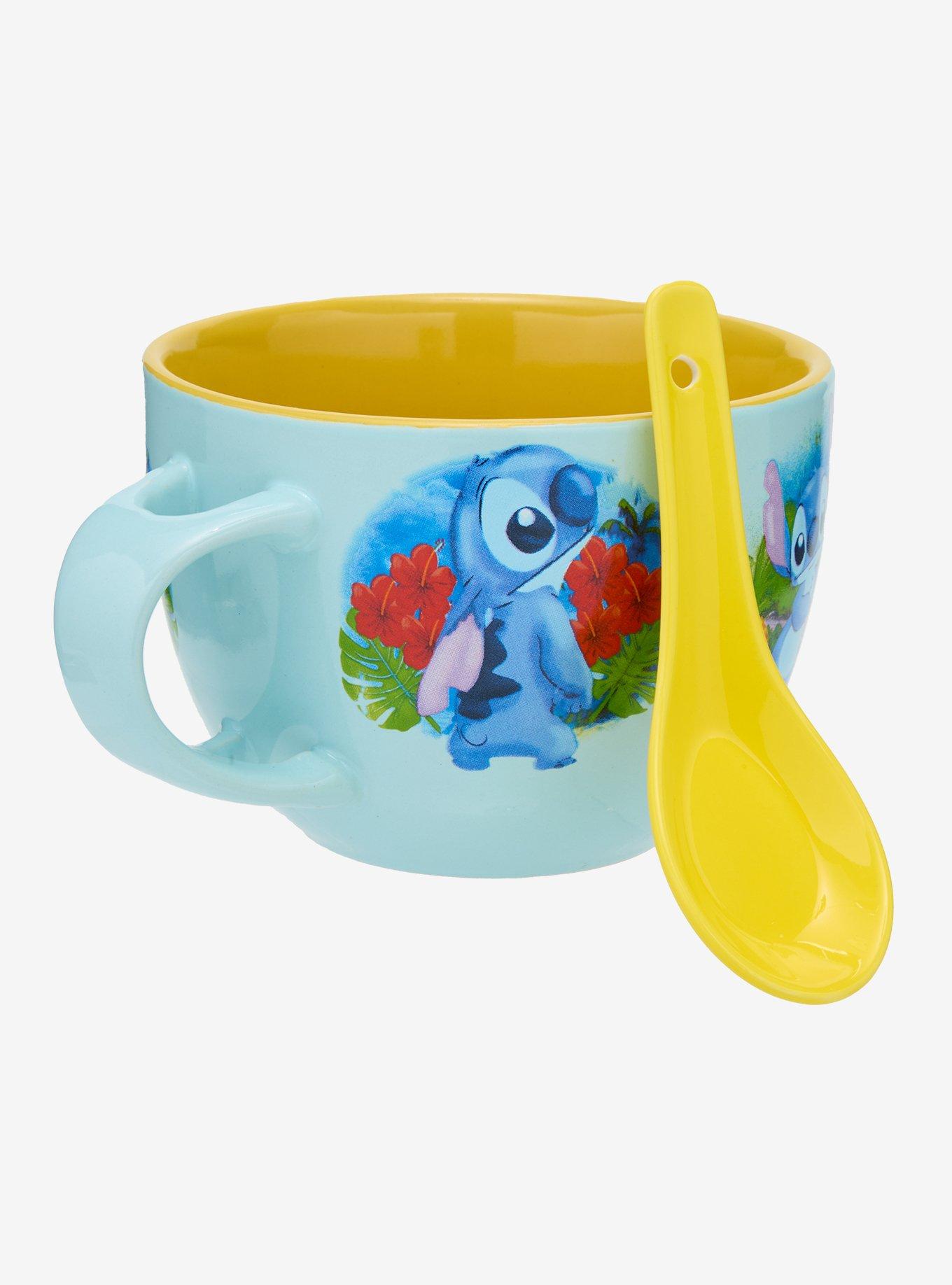 Disney Stitch Tropical Soup Mug With Spoon, , alternate