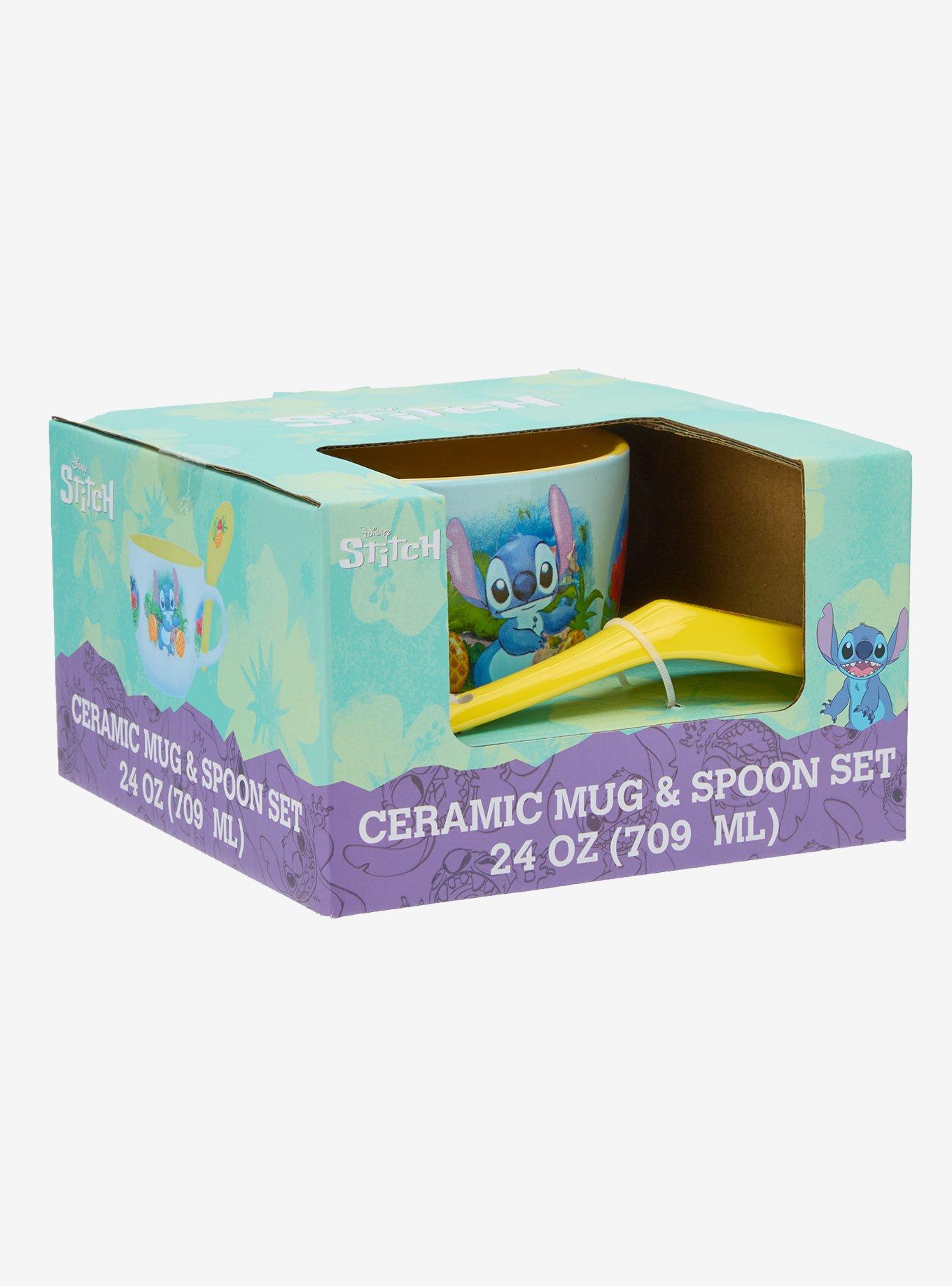 Disney Stitch Tropical Soup Mug With Spoon, , alternate