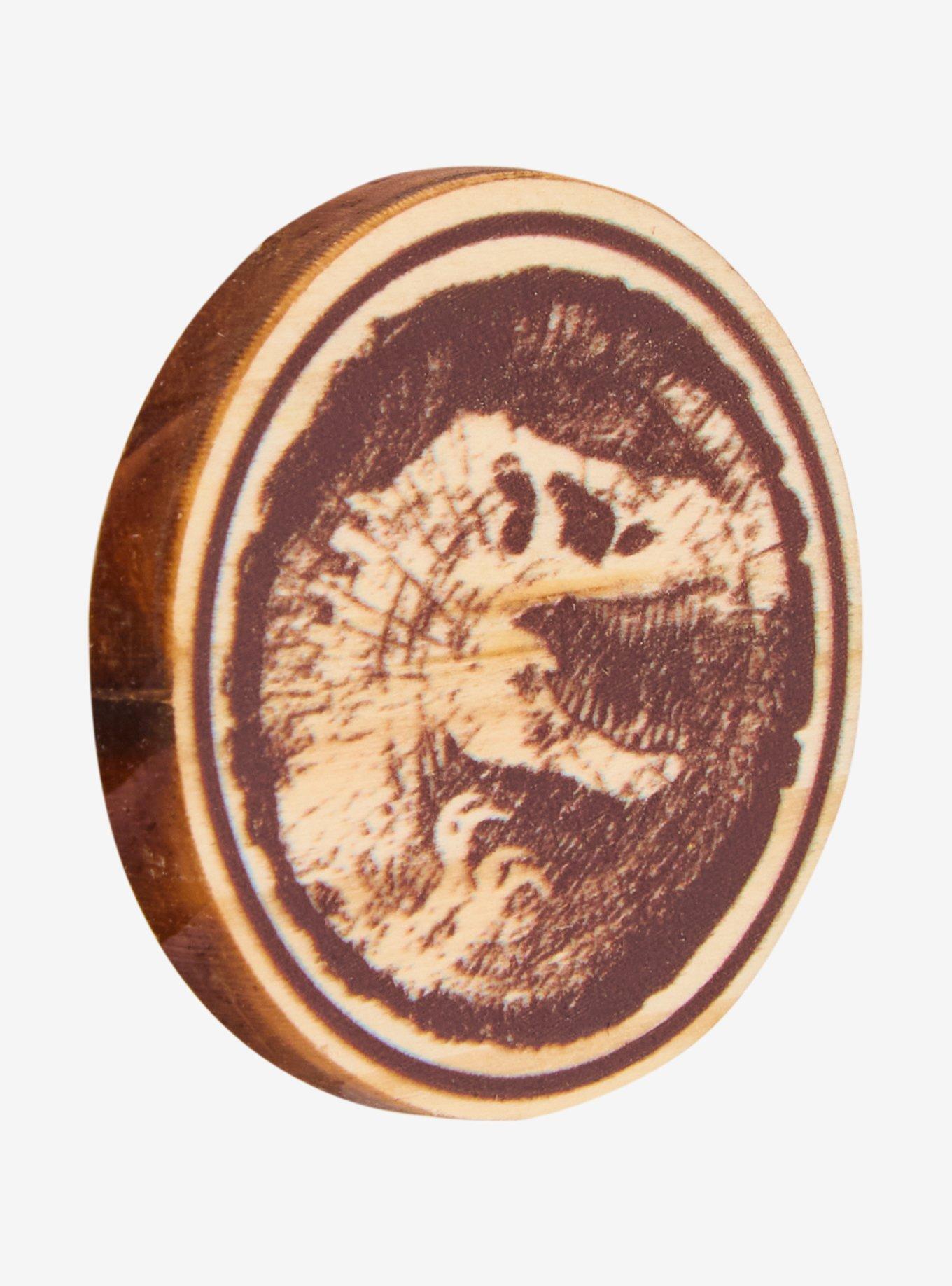Jurassic Park Dinosaur Wood Pin — BoxLunch Exclusive, , hi-res