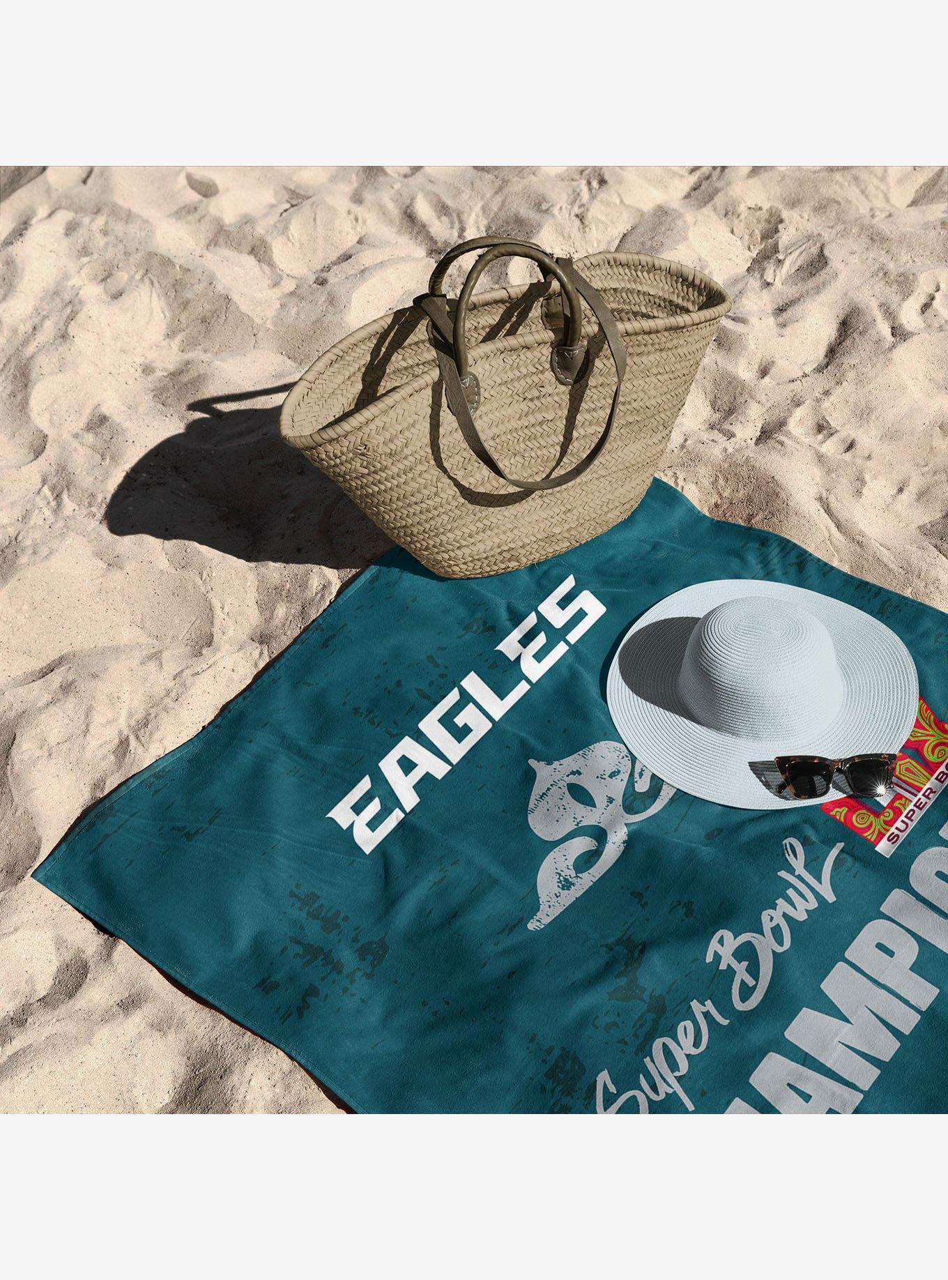 NFL 2025 Super Bowl LIX Philadelphia Eagles Gumbo Beach Towel, , alternate