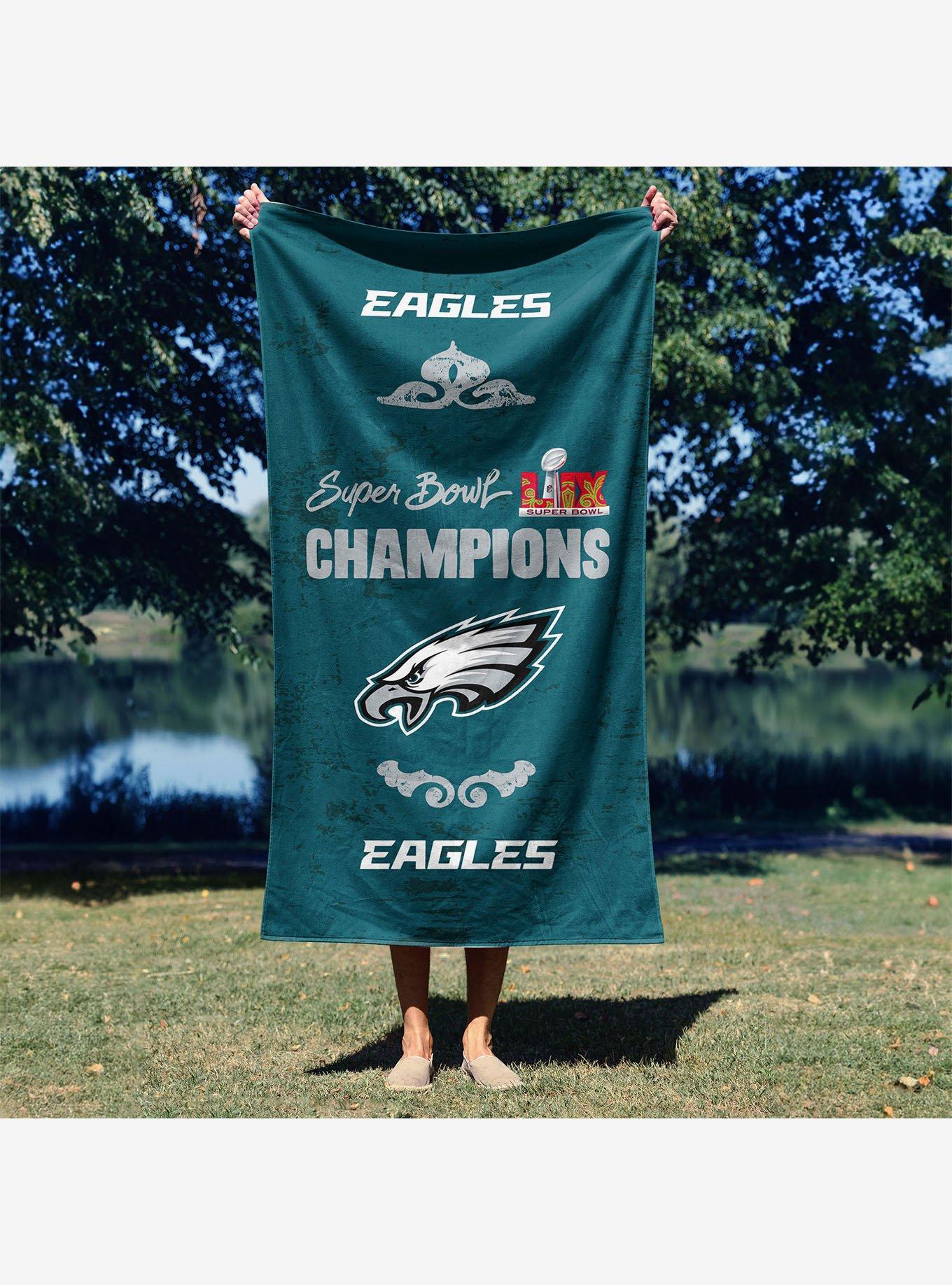 NFL 2025 Super Bowl LIX Philadelphia Eagles Gumbo Beach Towel, , alternate