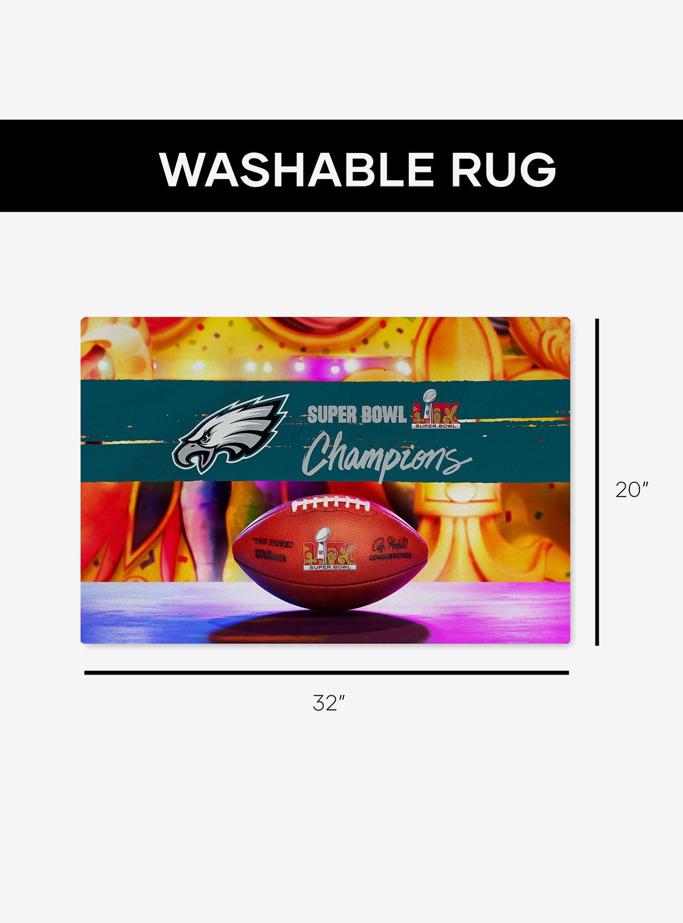 NFL 2025 Super Bowl LIX Philadelphia Eagles Parade 20x32" Washable Rug, , alternate
