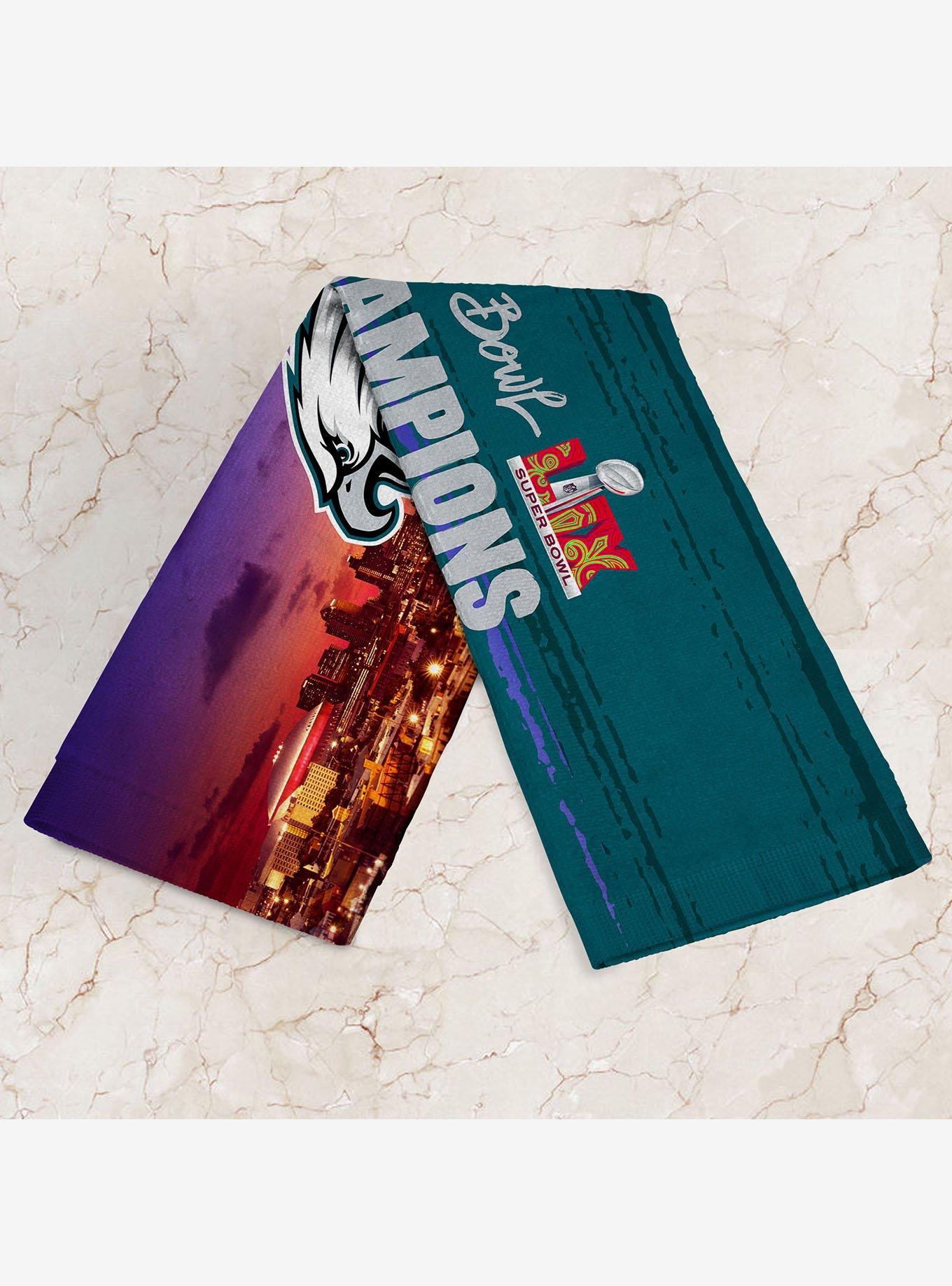 NFL 2025 Super Bowl LIX Philadelphia Eagles Overview Fan Towel 2-Pack, , alternate