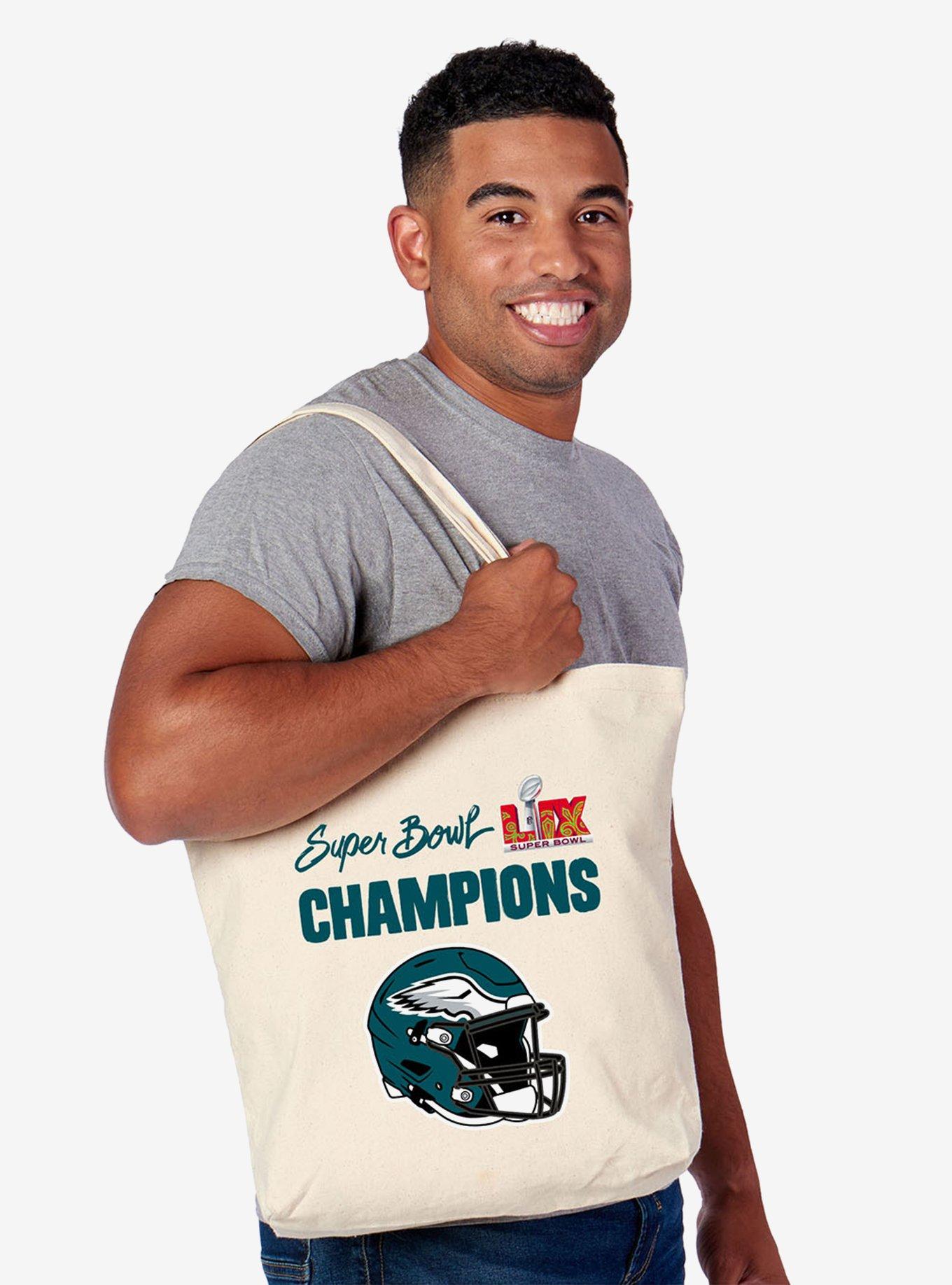 NFL 2025 Super Bowl LIX Philadelphia Eagles Mardi Canvas Tote, , alternate
