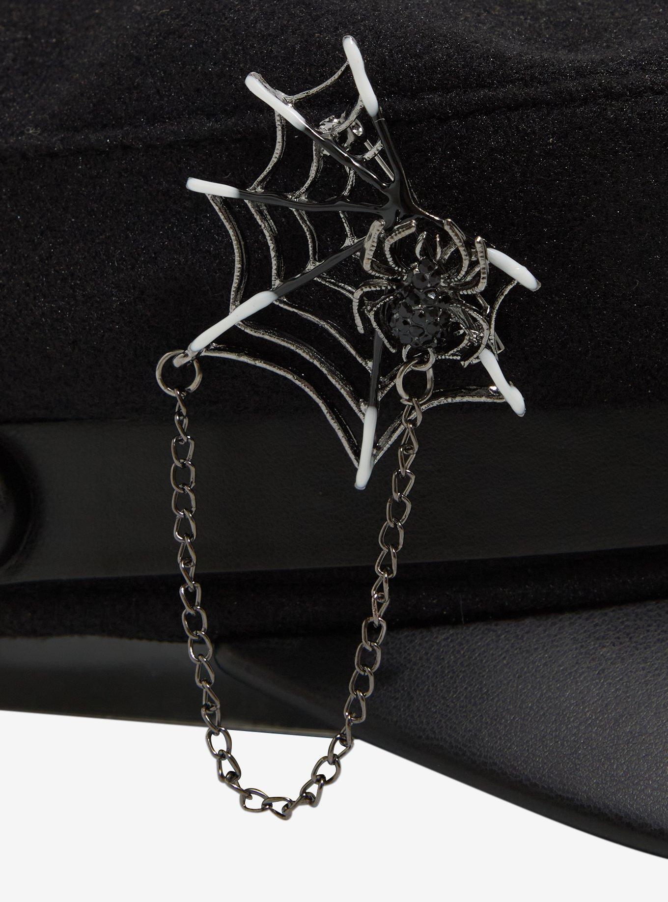 Spiderweb Charm Cabbie Hat, , alternate