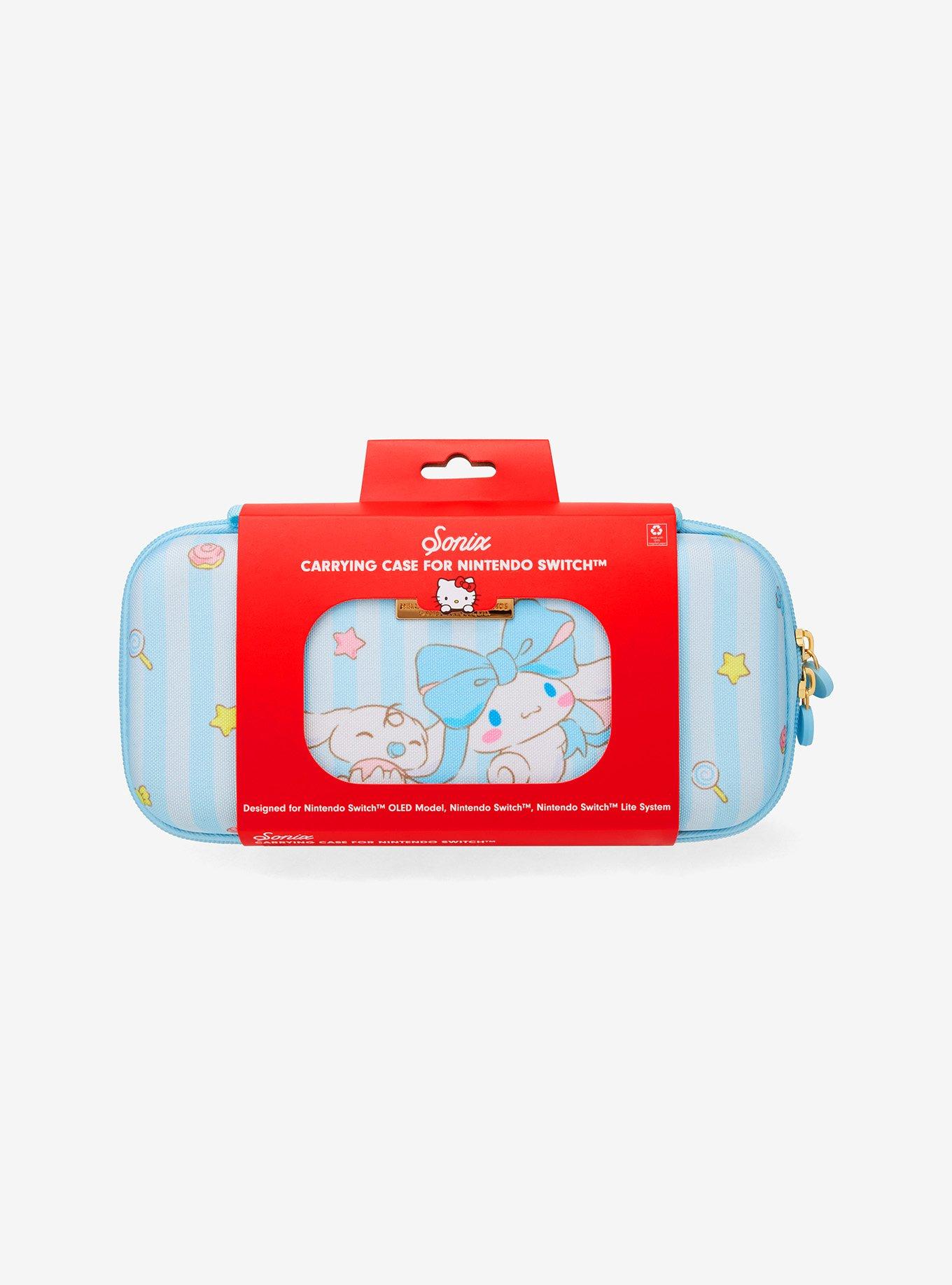 Sonix Cinnamoroll Ribbons Nintendo Switch Carrying Case, , alternate