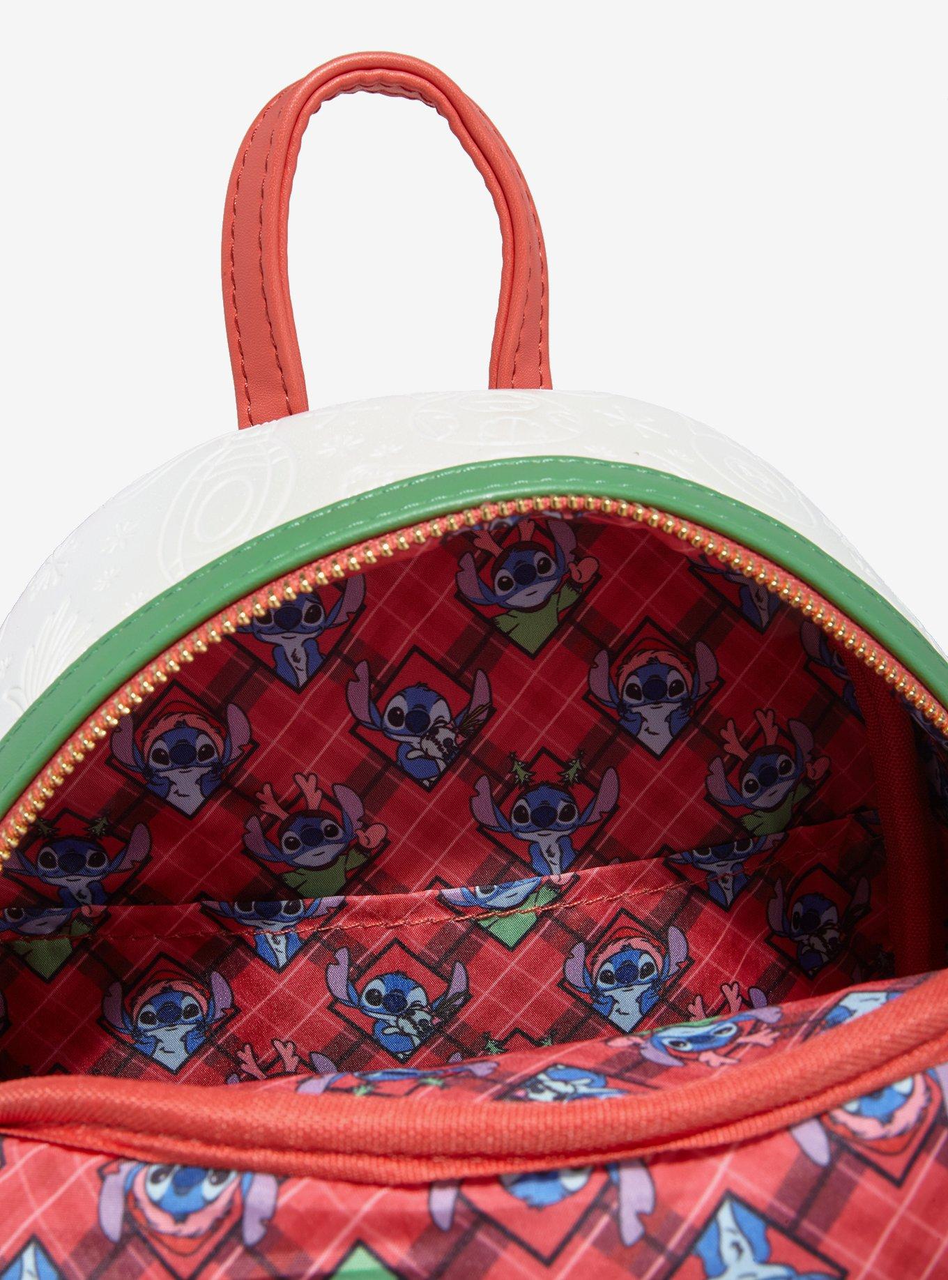 Loungefly Disney Stitch Holiday Ornament Figural Mini Backpack, , alternate