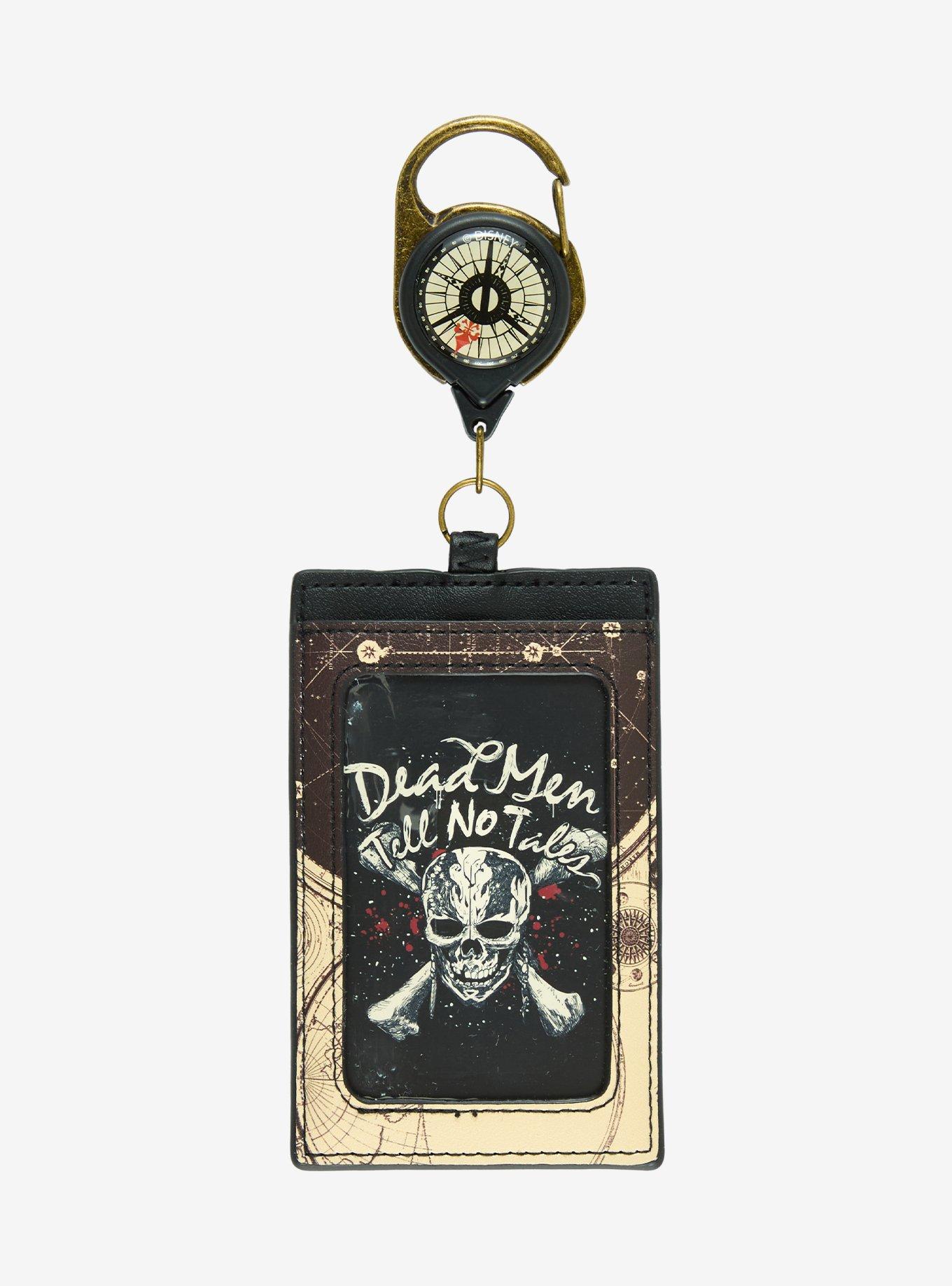 Disney Pirates of the Caribbean Map Retractable Lanyard — BoxLunch Exclusive, , hi-res