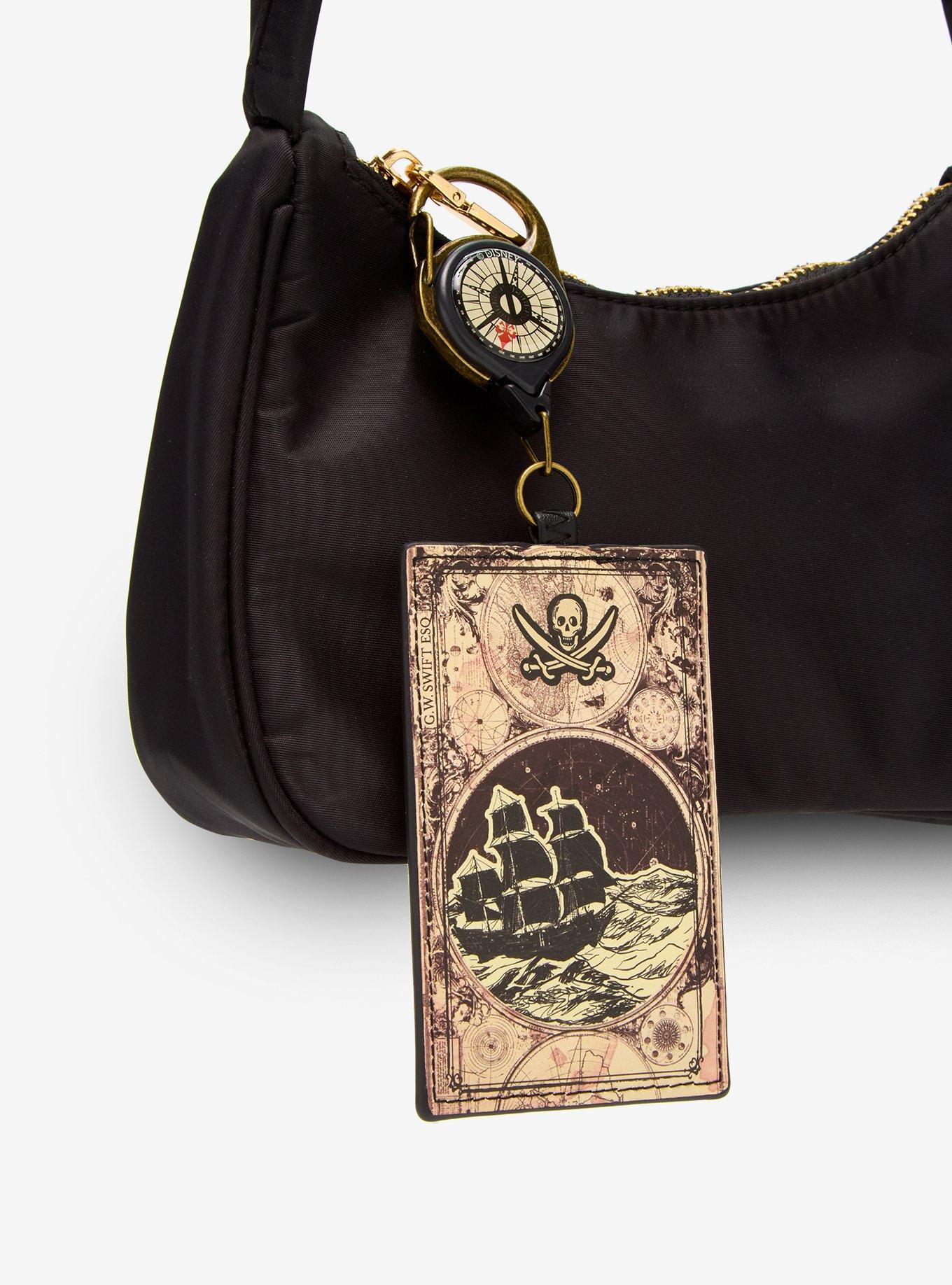 Disney Pirates of the Caribbean Map Retractable Lanyard — BoxLunch Exclusive, , alternate