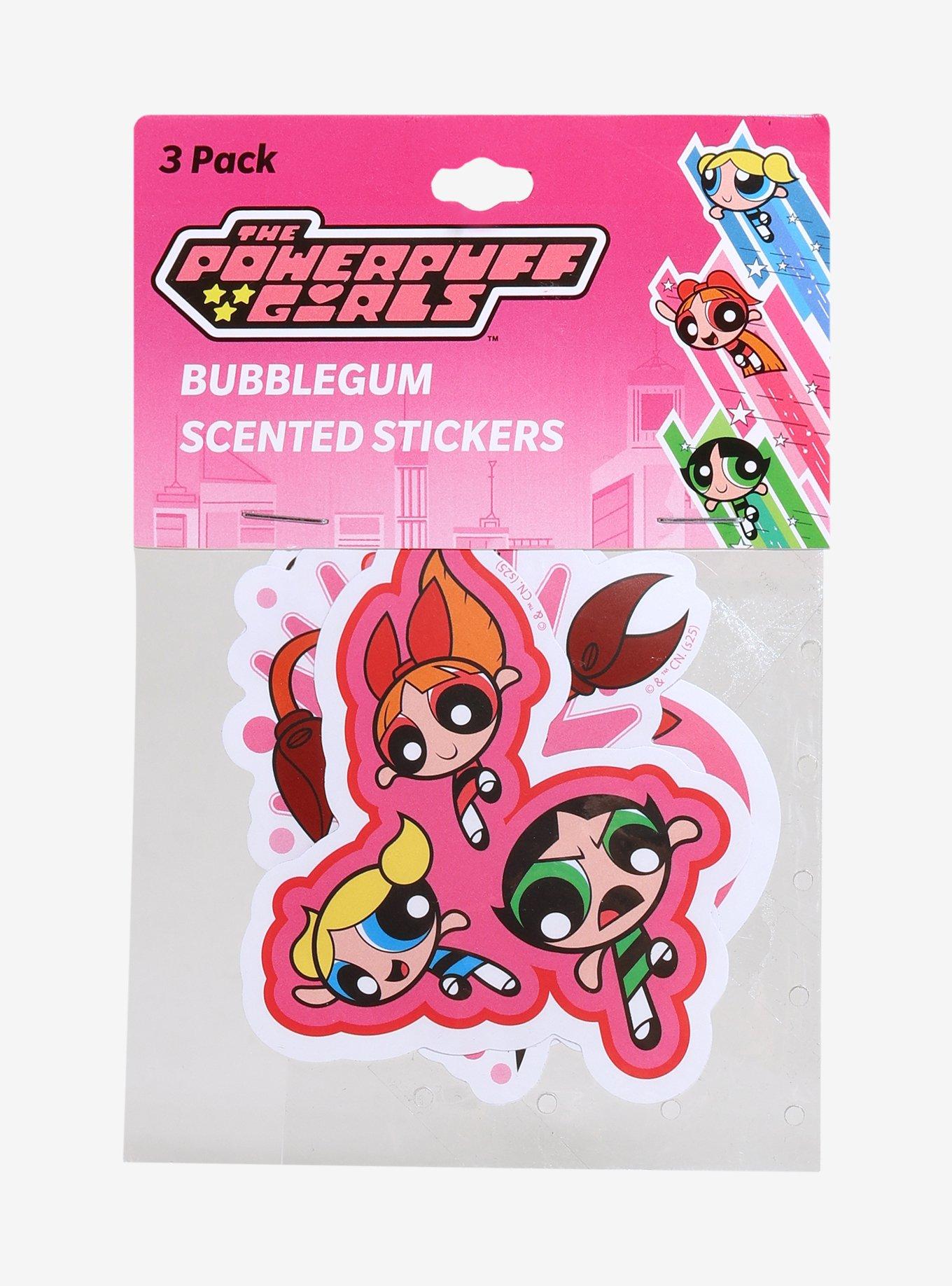 The Powerpuff Girls Bubblegum Scented Sticker Set, , hi-res