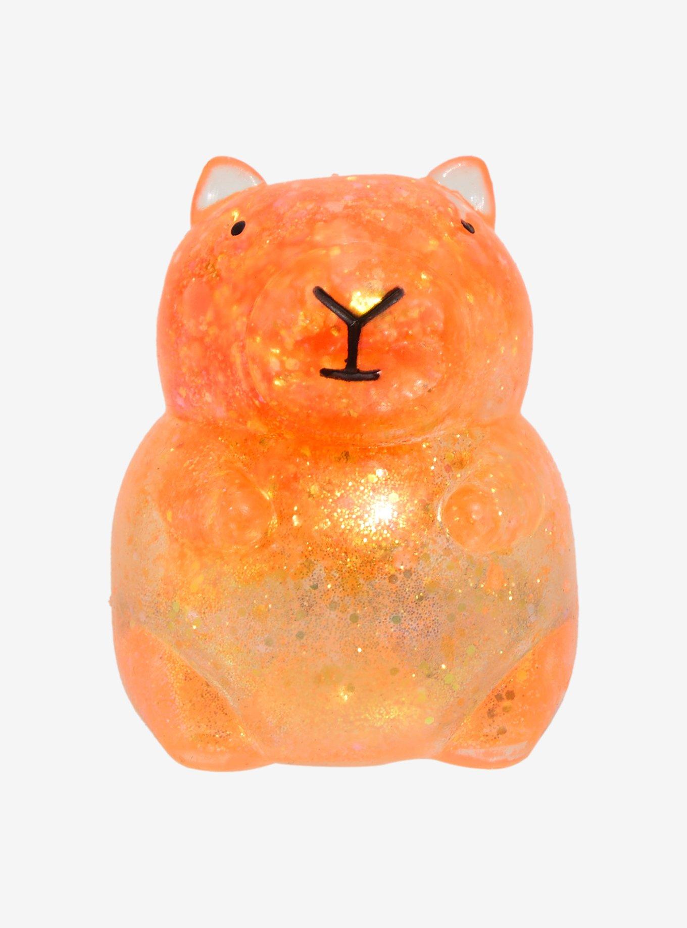 Sparkly Capybara Squishy Toy, , hi-res