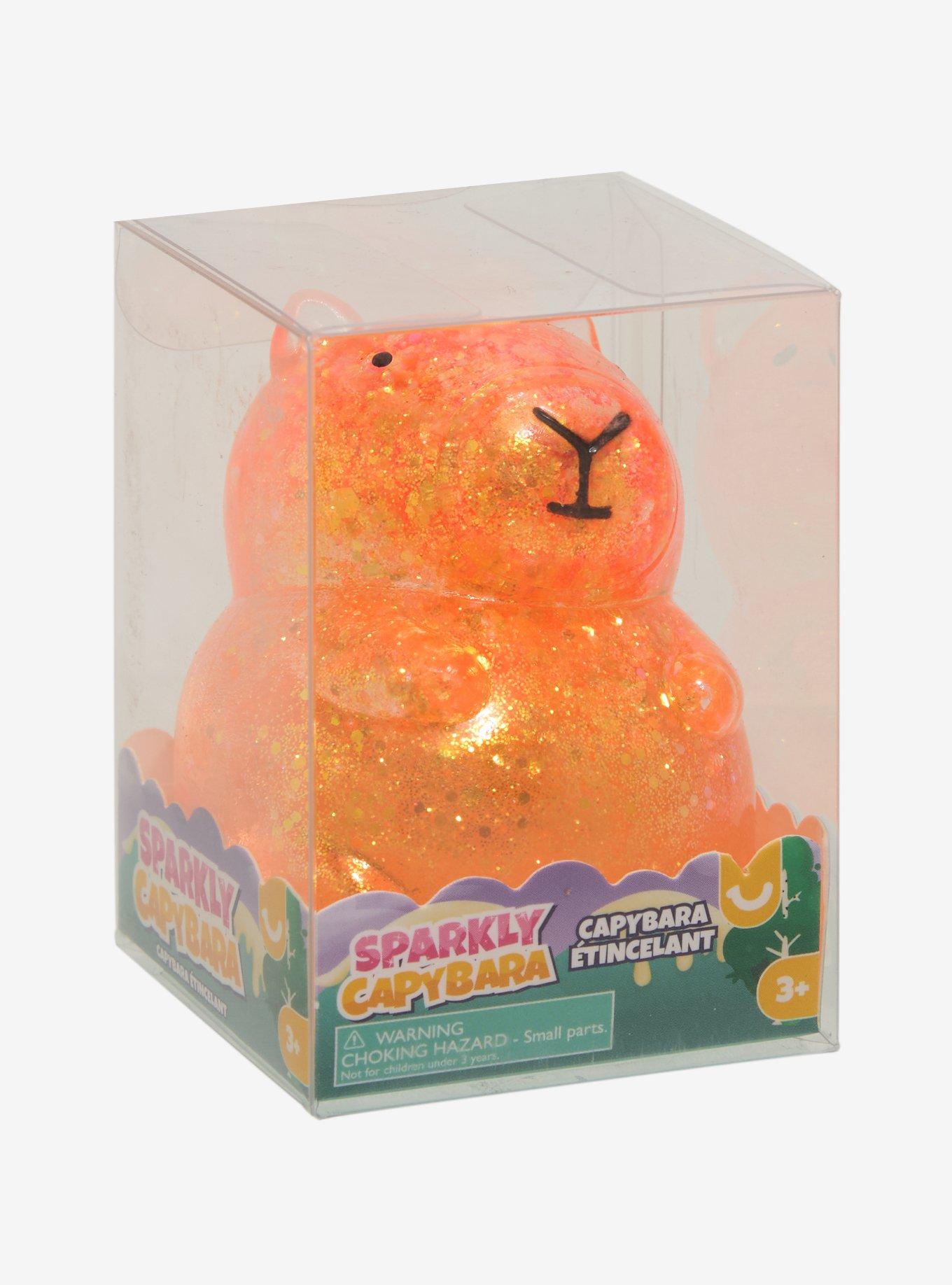 Sparkly Capybara Squishy Toy, , alternate