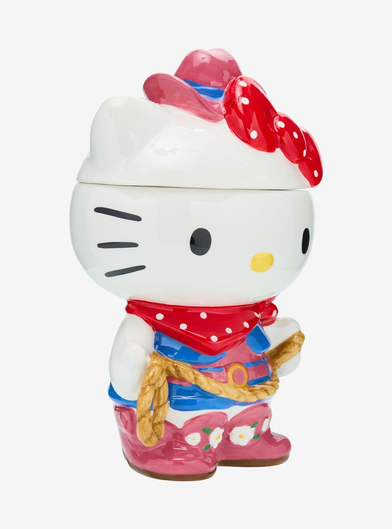 Blue Sky Hello Kitty Cowgirl Cookie Jar, , alternate