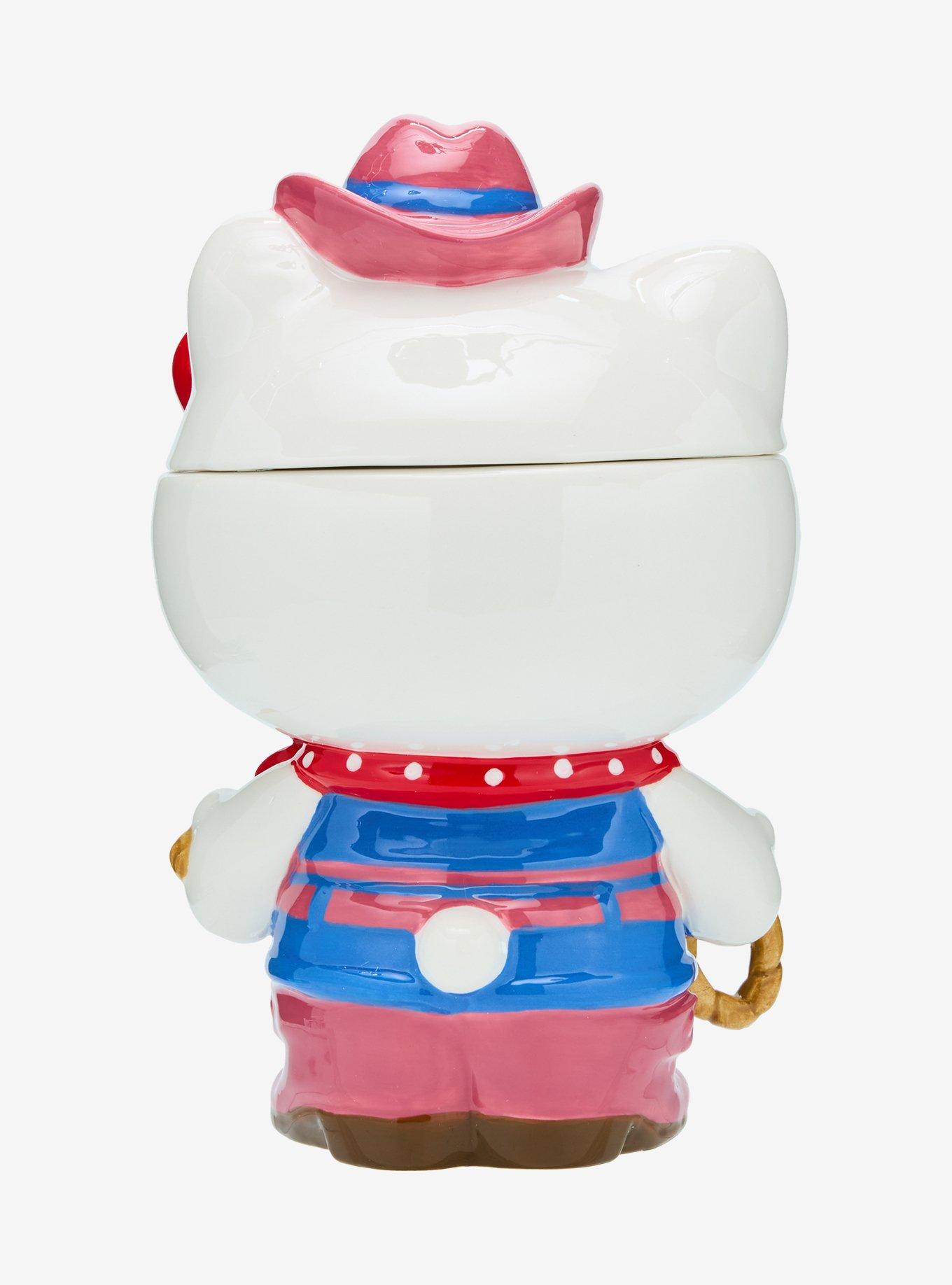 Blue Sky Hello Kitty Cowgirl Cookie Jar, , alternate