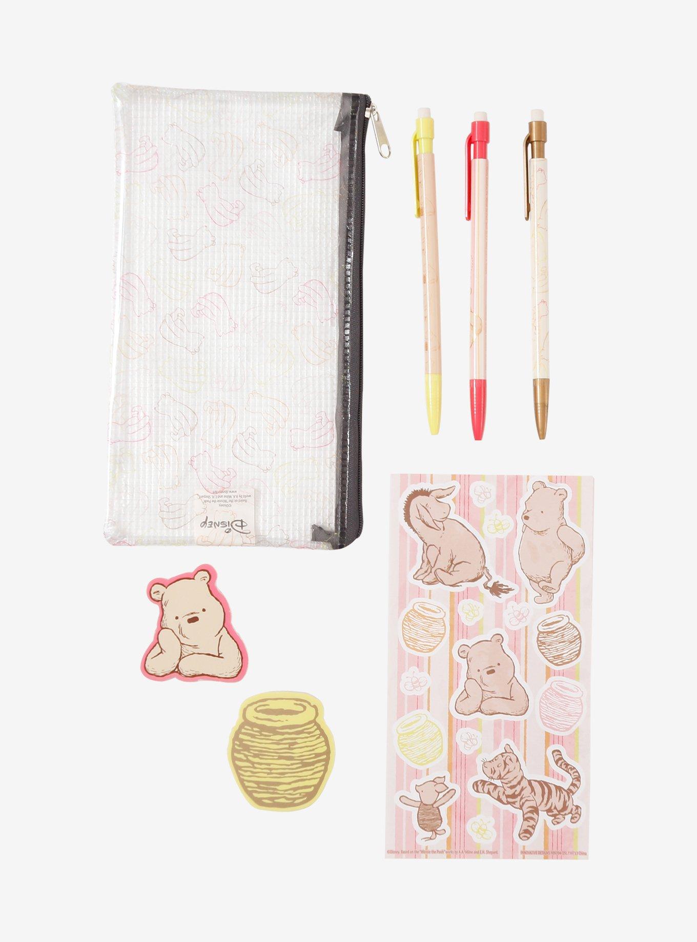Disney Winnie the Pooh Hunny Pot Pencil Pouch & Stationery Set — BoxLunch Exclusive, , hi-res