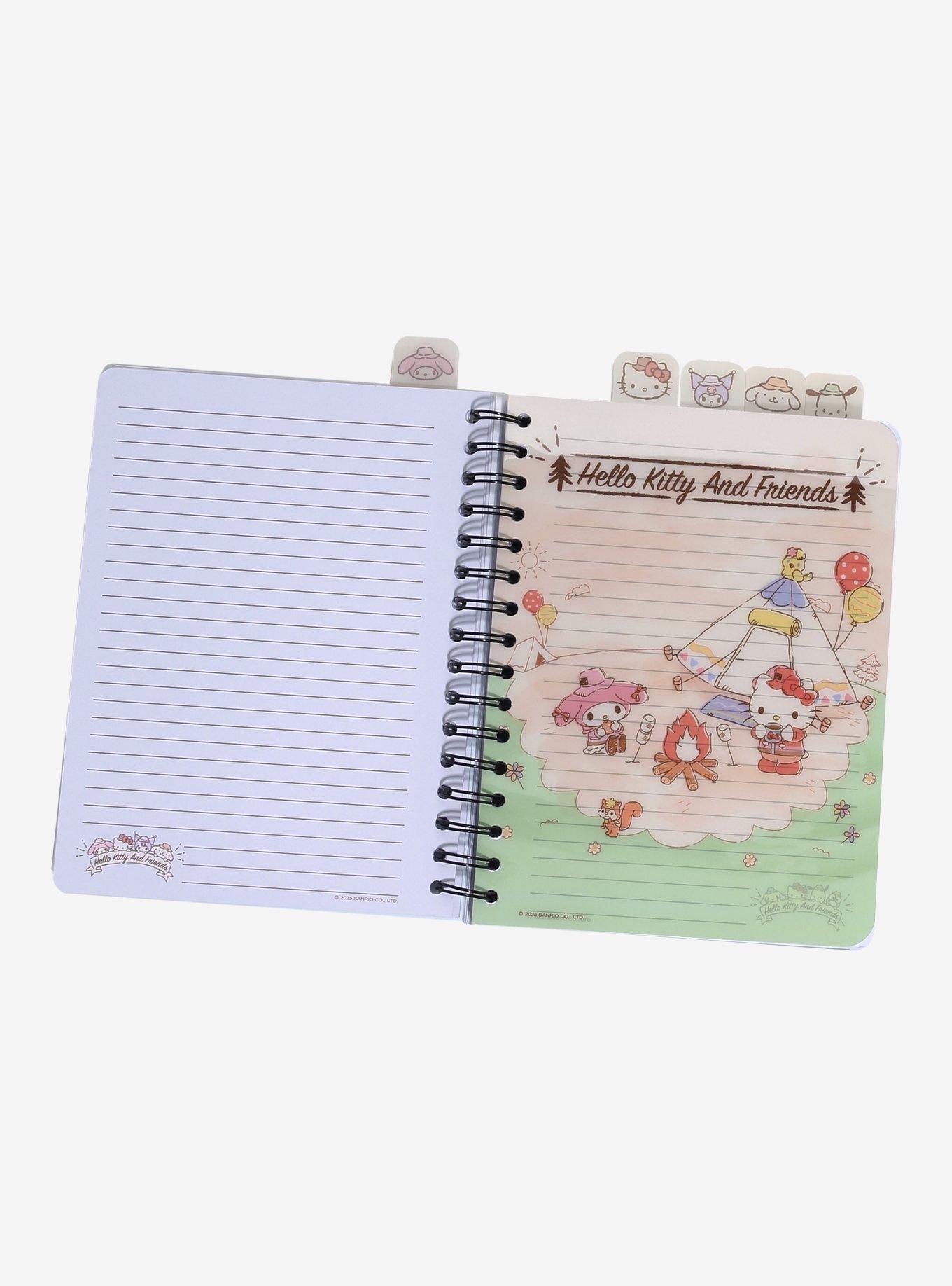 Sanrio Hello Kitty and Friends Camping Figural Tab Journal - BoxLunch Exclusive, , hi-res