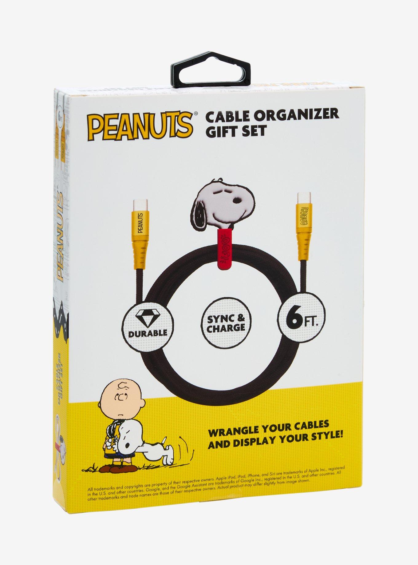 Peanuts Snoopy USB-C Cable & Organizer Set, , alternate