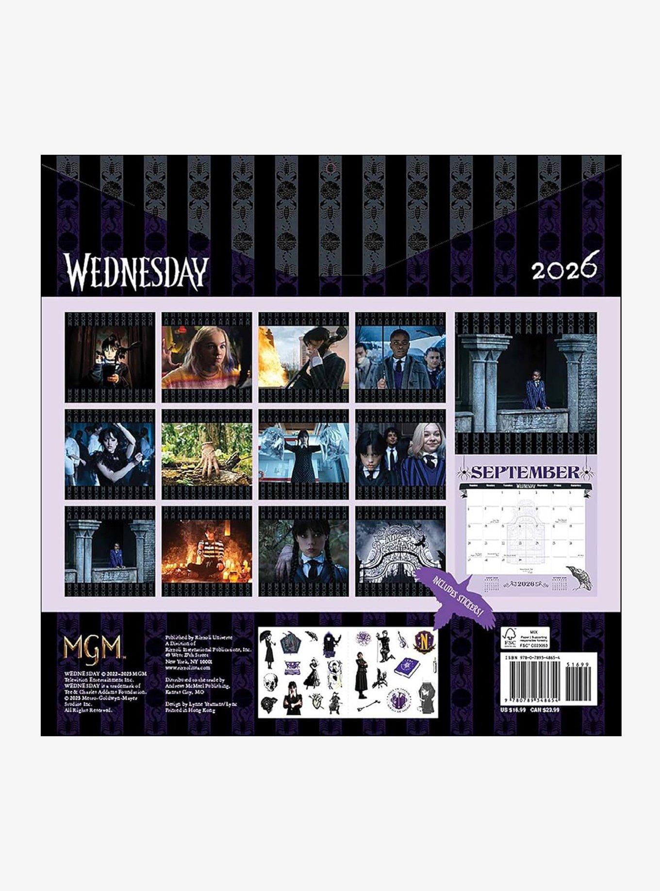 Wednesday 2026 Wall Calendar, , hi-res
