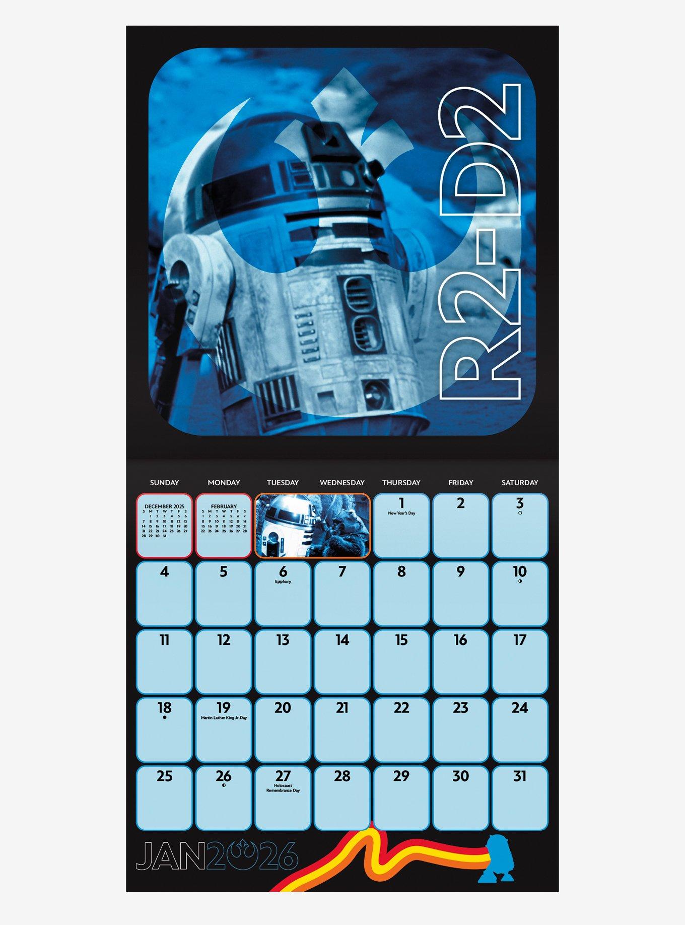 Star Wars 2026 Wall Calendar, , alternate