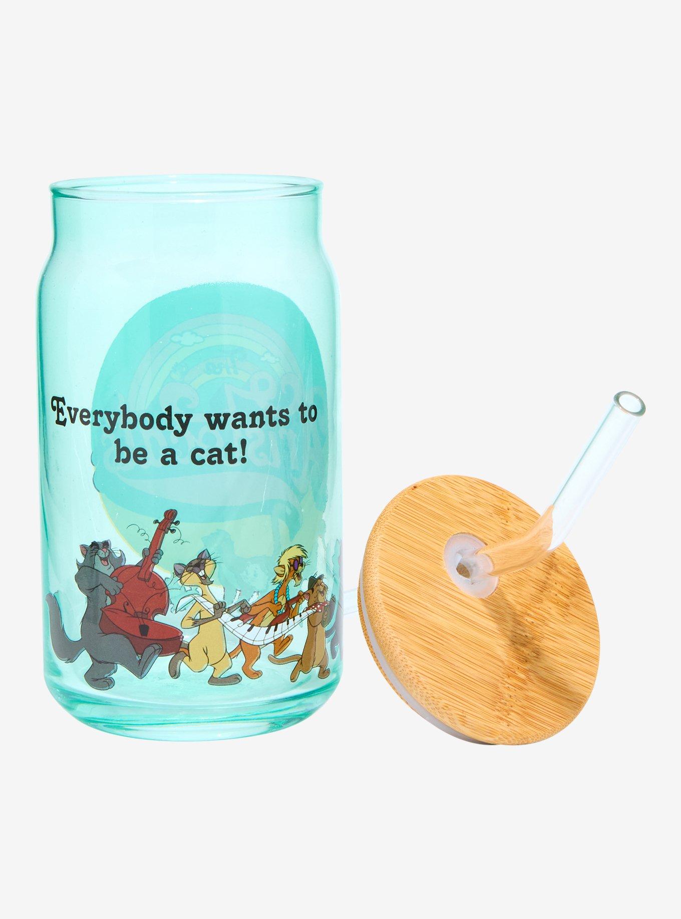 Disney The Aristocats Walking Glass Cup, , hi-res