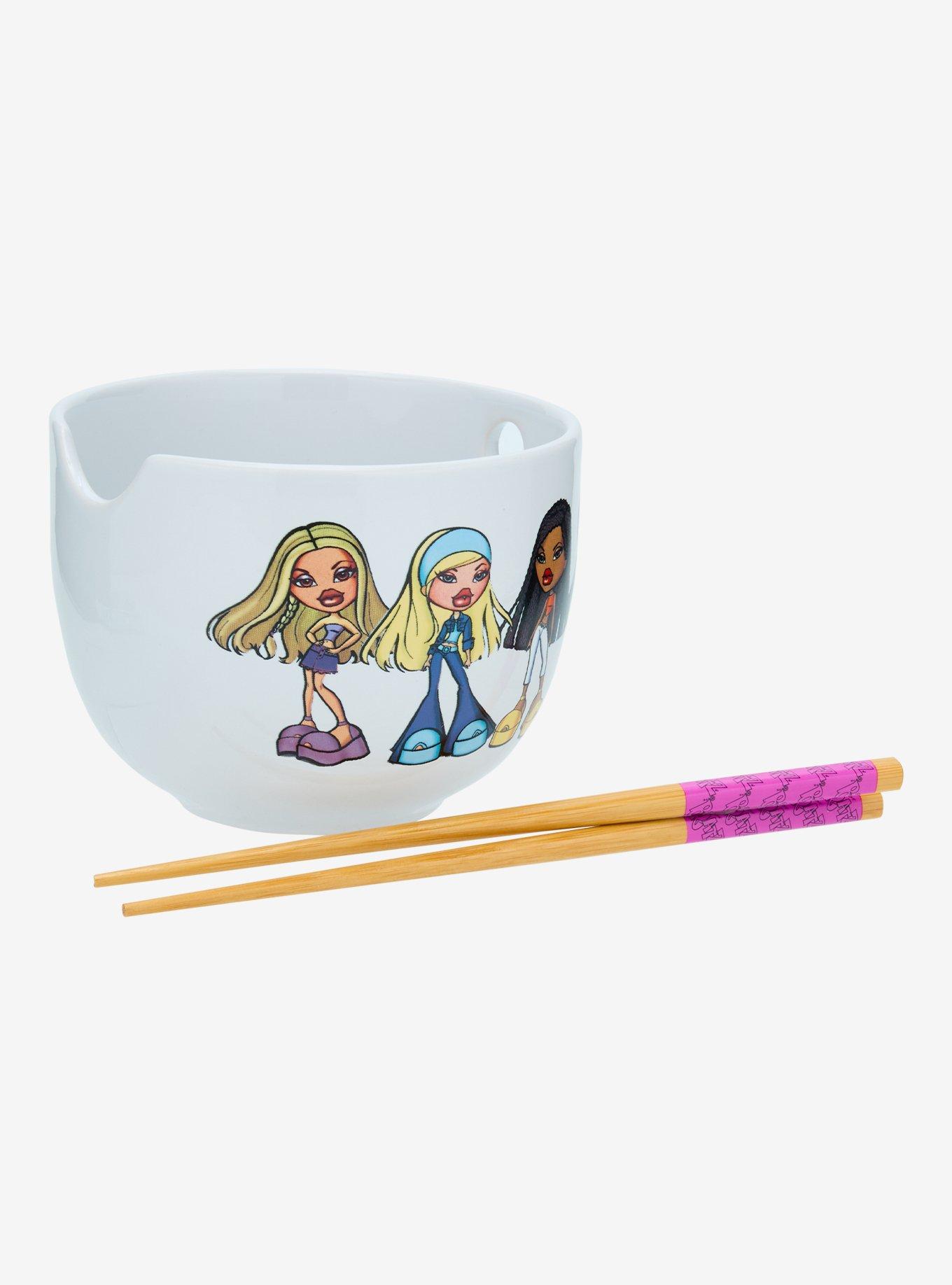 Bratz Logo Ramen Bowl With Chopsticks, , alternate