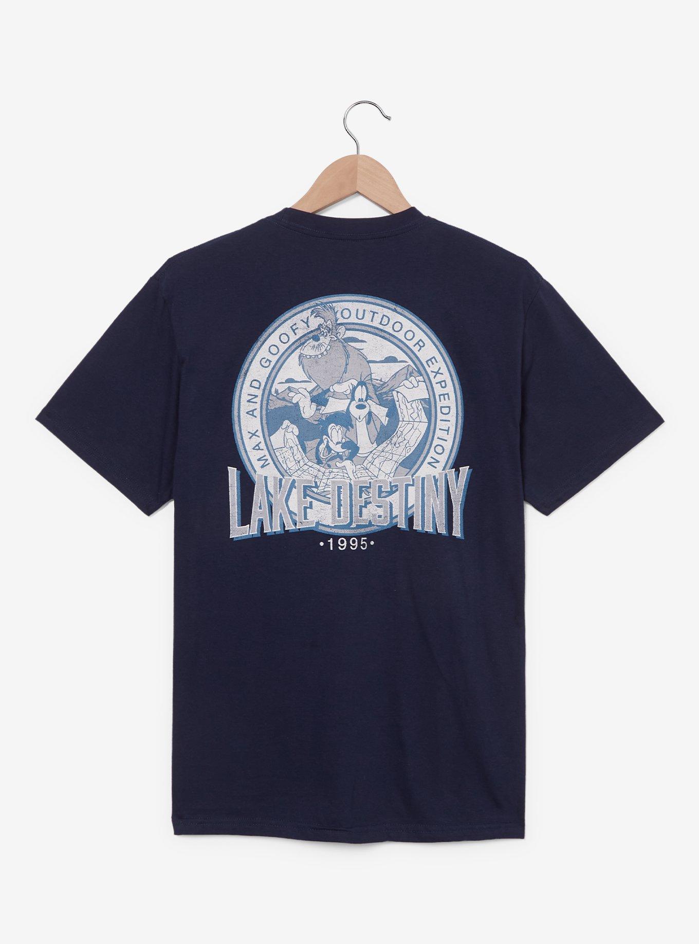 Disney A Goofy Movie Lake Destiny T-Shirt — BoxLunch Exclusive, NAVY, alternate