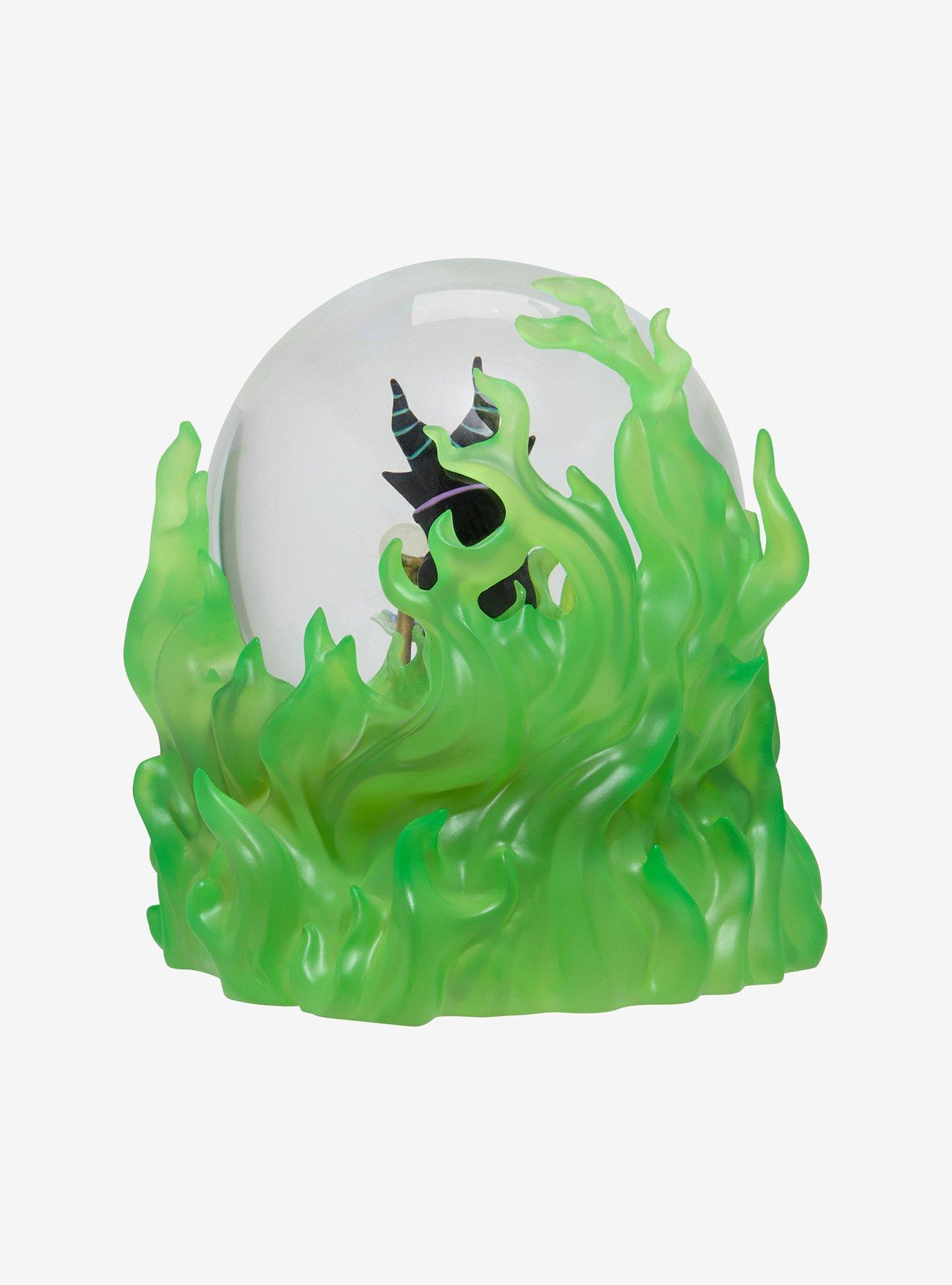 Disney Sleeping Beauty Maleficent Flames Snow Globe, , alternate