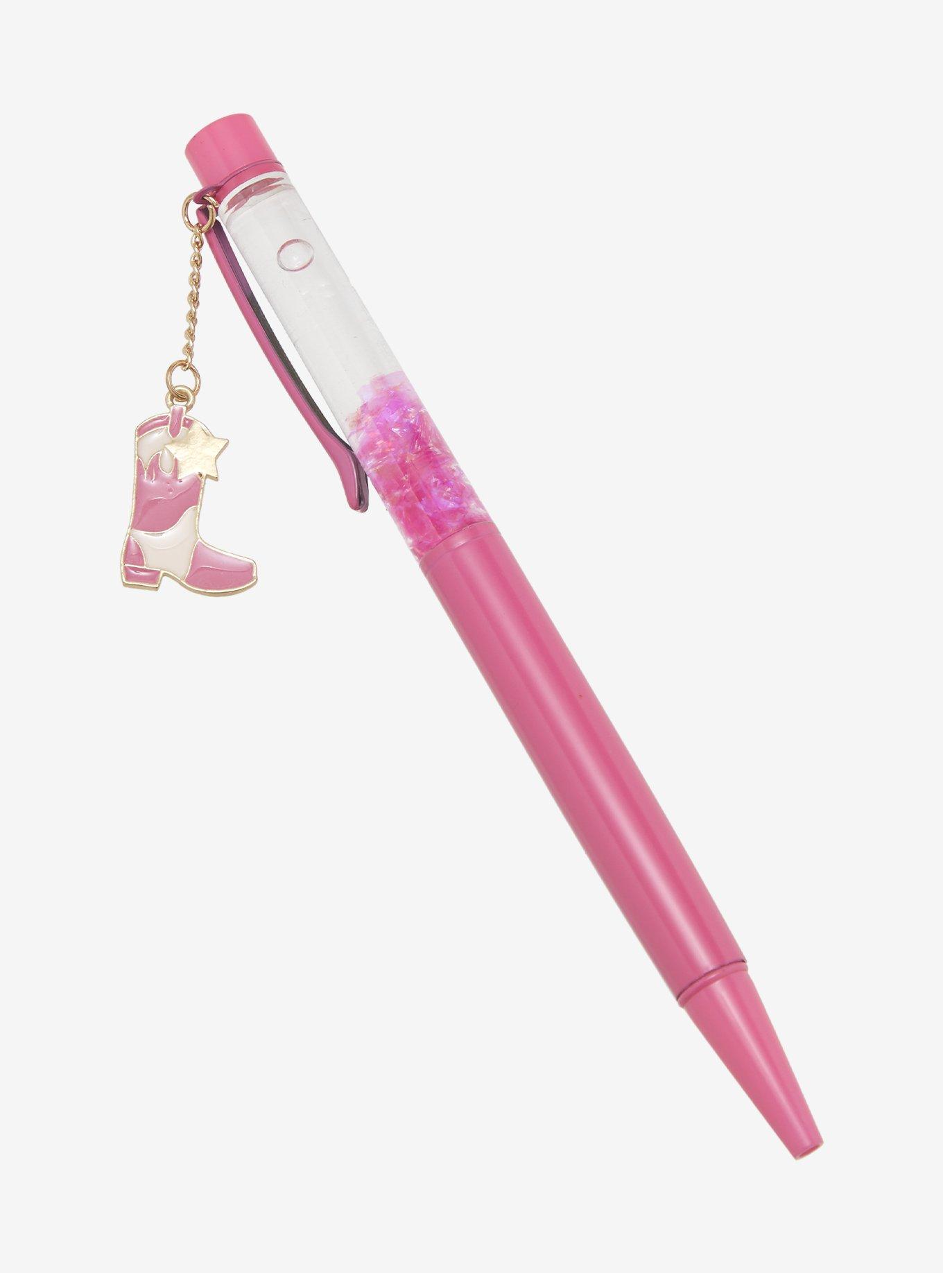 Pink Cowboy Boot Pen, , alternate