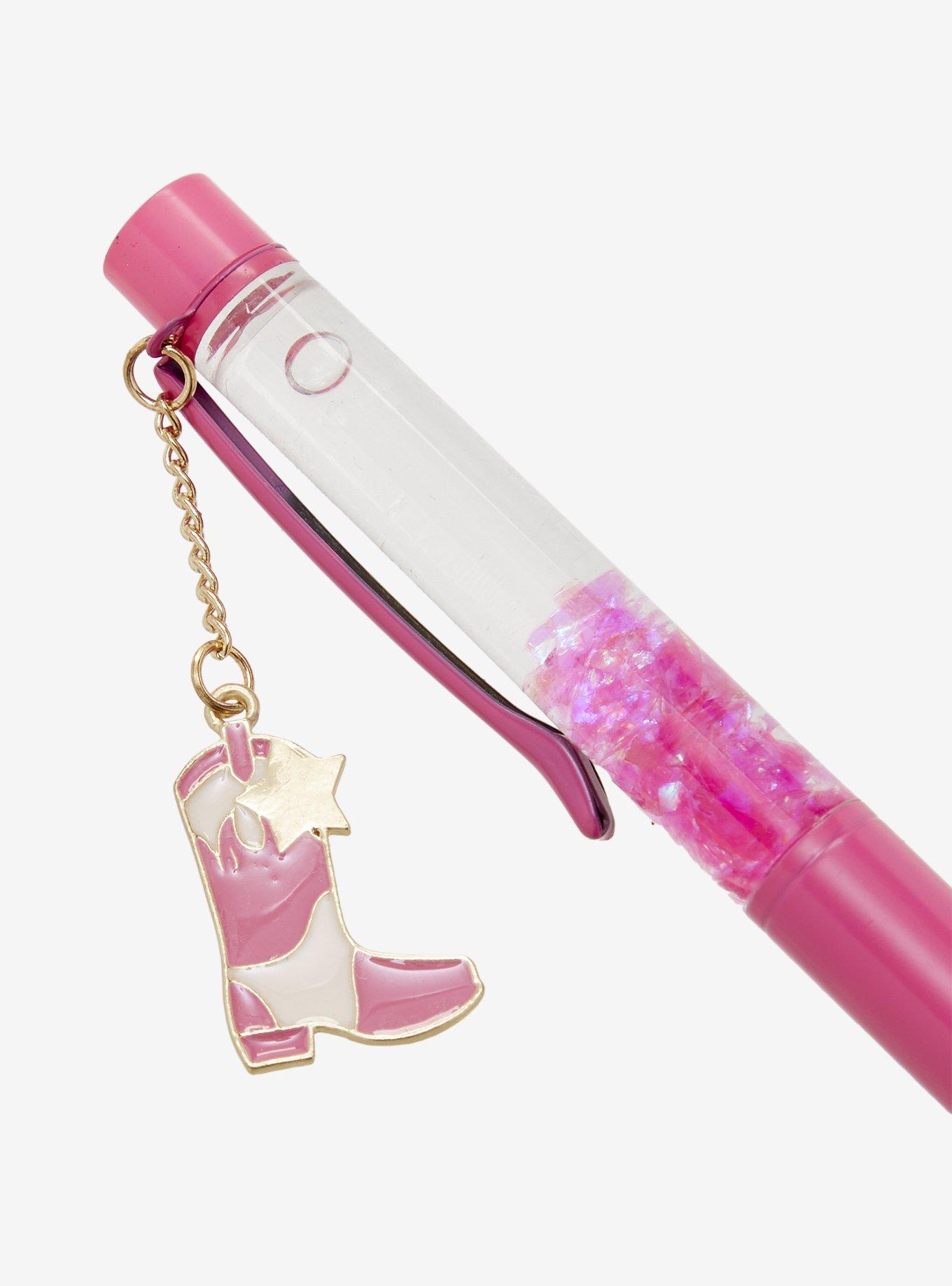 Pink Cowboy Boot Pen, , alternate