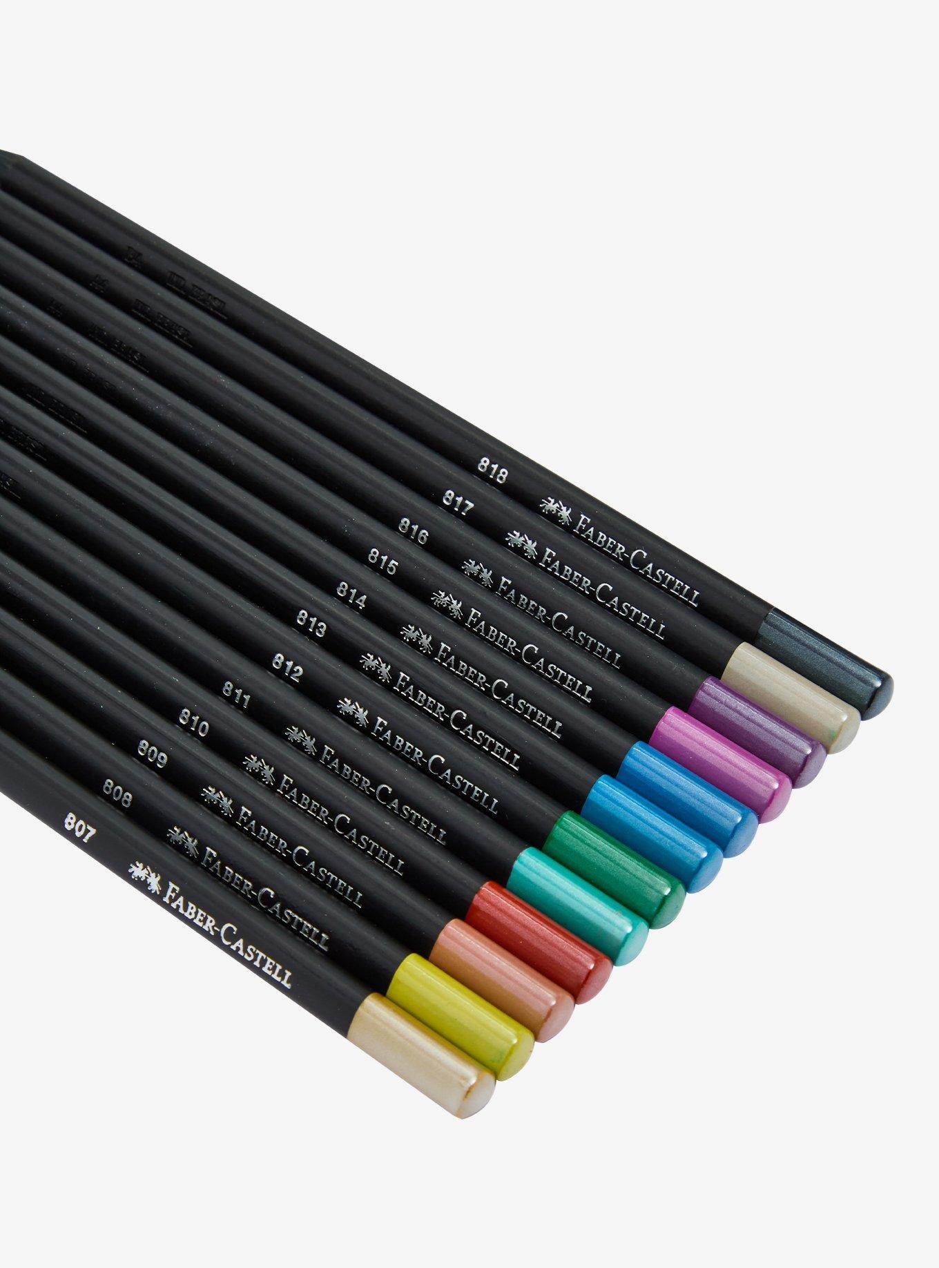 Faber-Castell Black Edition Metallic Colored Pencils, , alternate