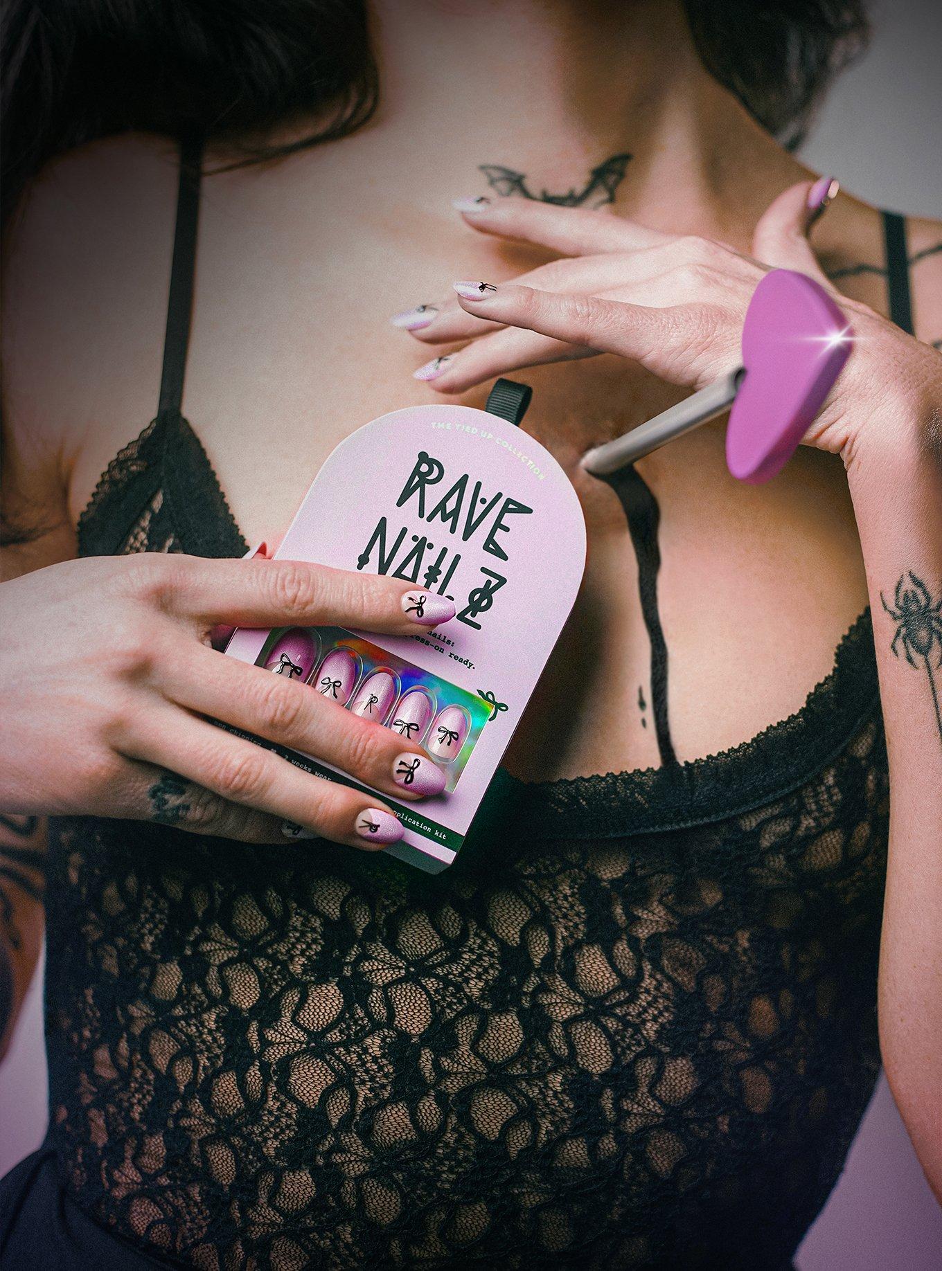Rave Nailz Coquette Nailz, , hi-res