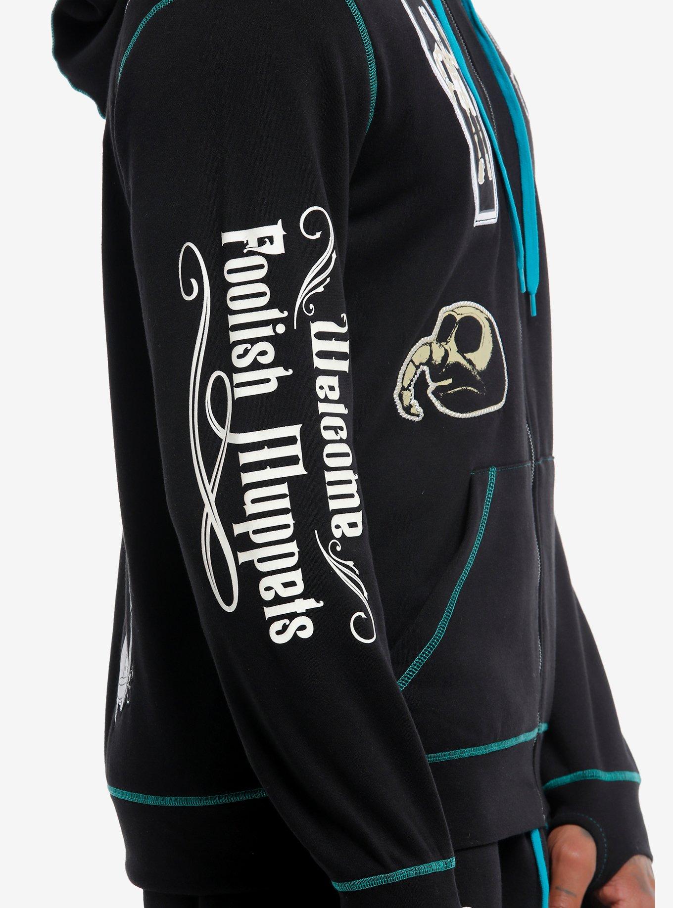 Our Universe Disney Muppets Haunted Mansion Patches Glow-In-The-Dark Hoodie, BLACK, alternate