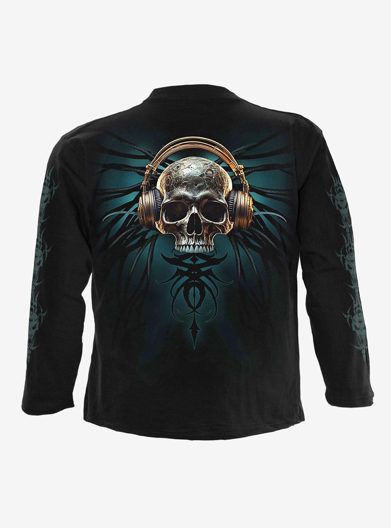Dread Rocks Long Sleeve T-Shirt, BLACK, alternate