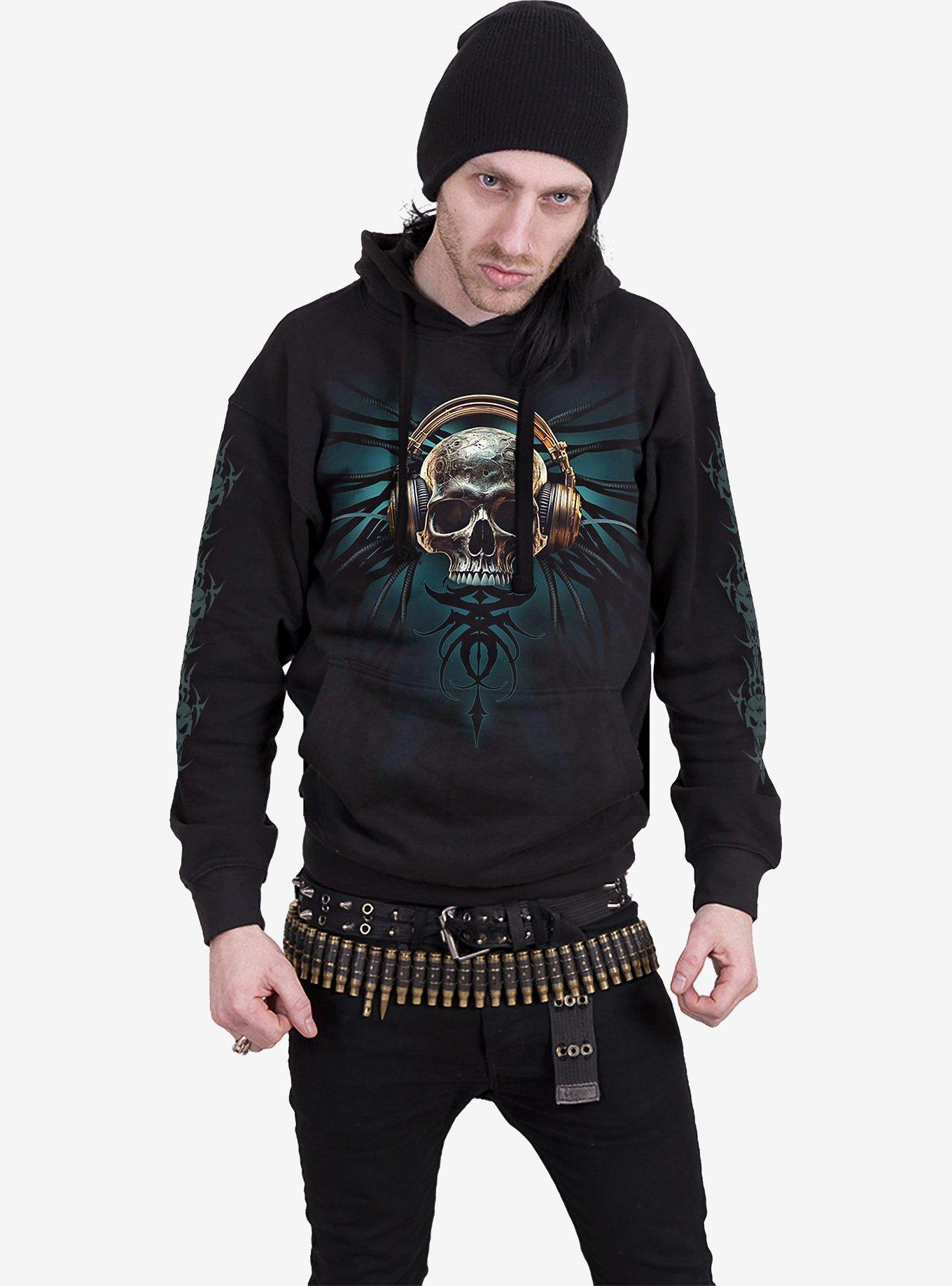 Dread Rocks Hoodie, BLACK, alternate