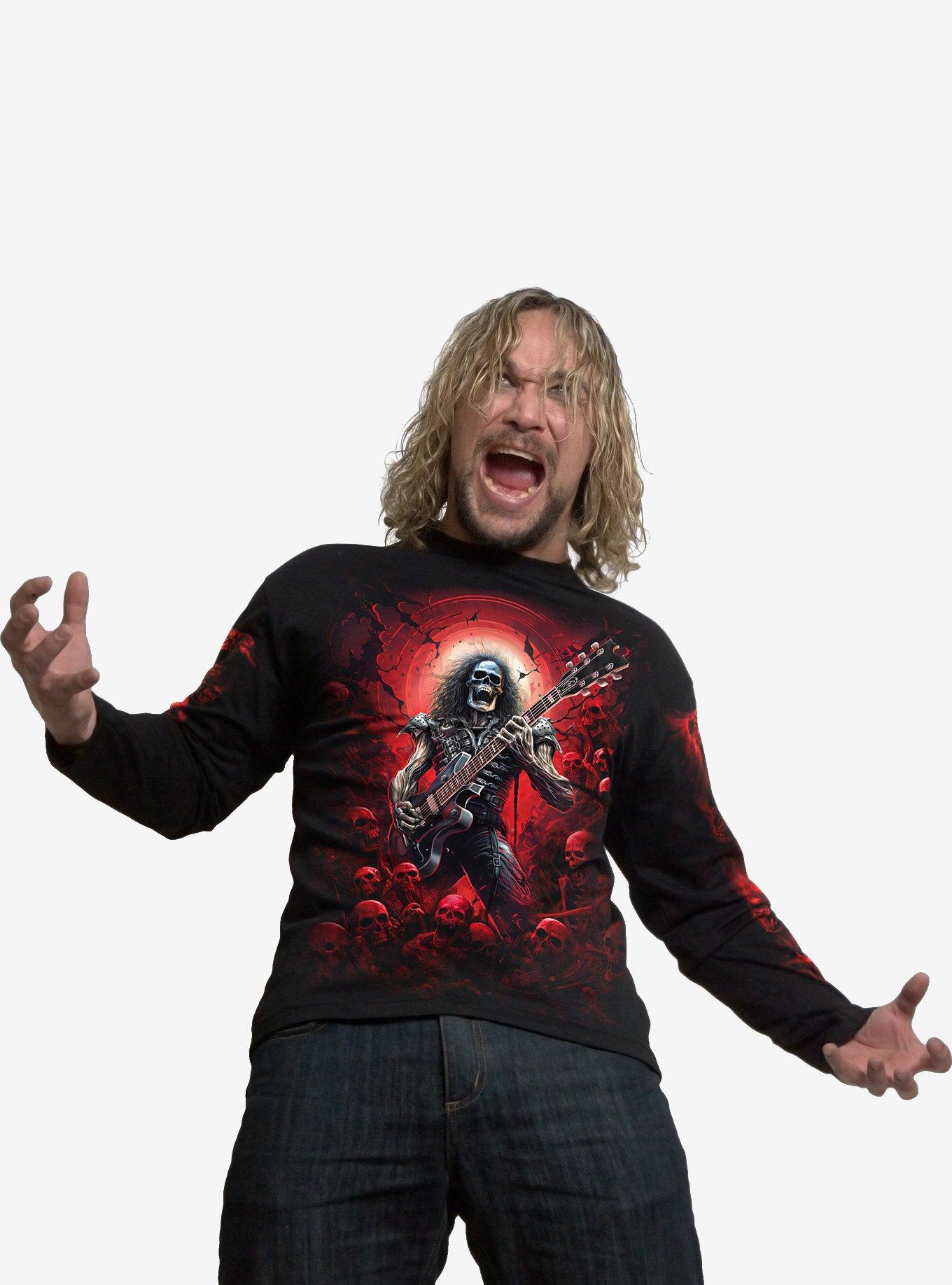 Tomb of Rock Long Sleeve T-Shirt, BLACK, alternate