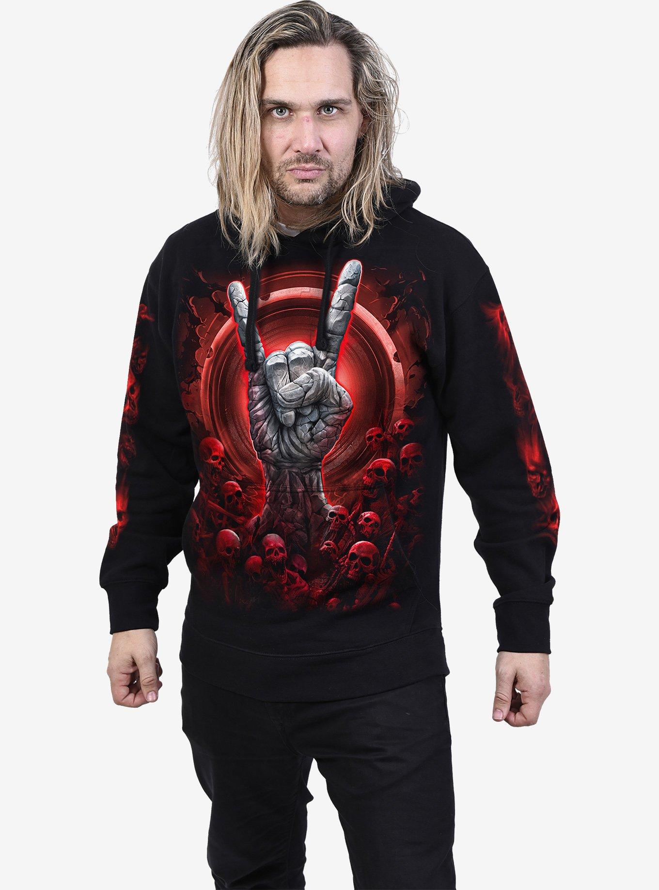Tomb of Rock Hoodie, BLACK, alternate