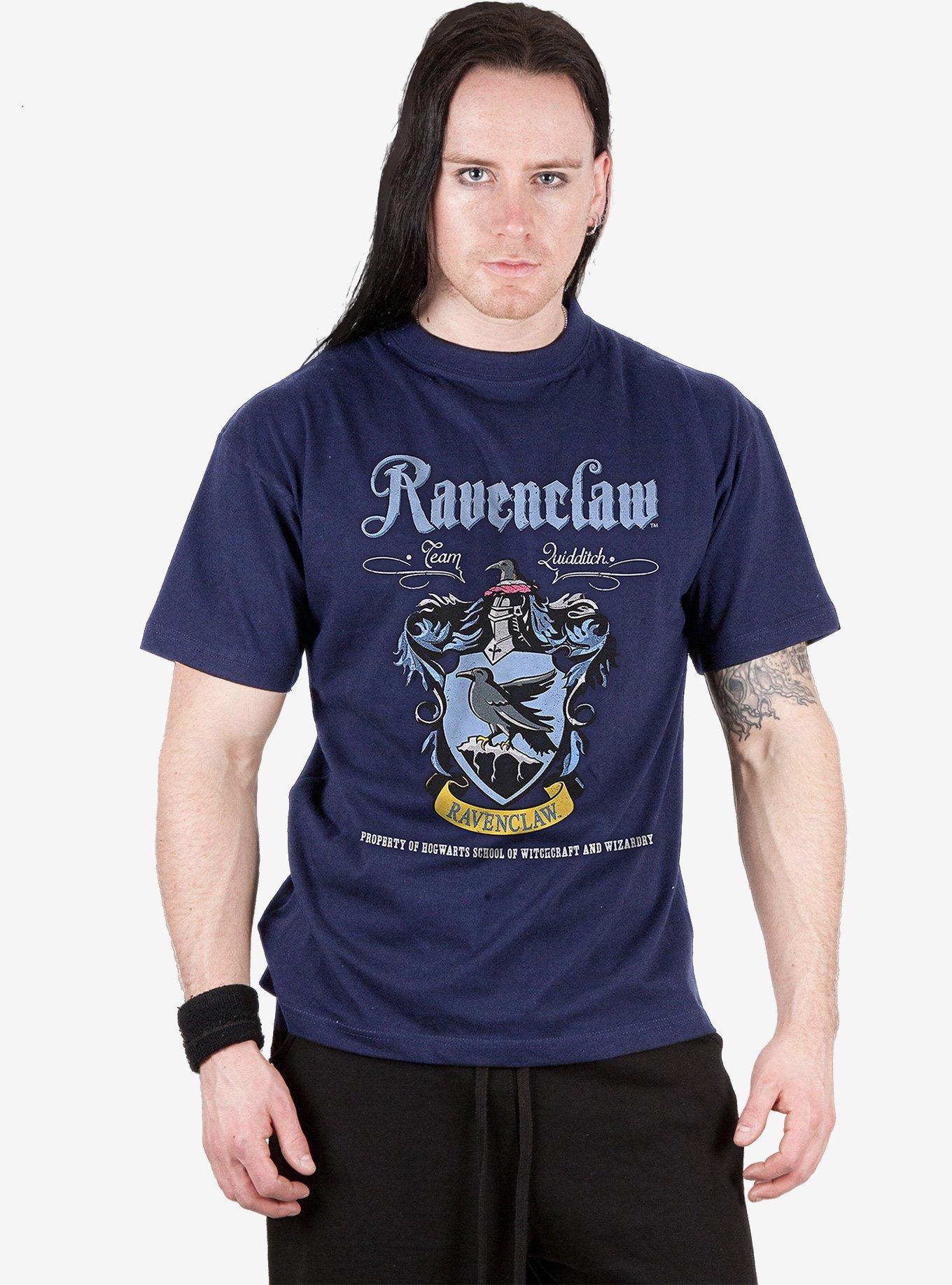 Harry Potter Ravenclaw Crest Denim T-Shirt, , hi-res