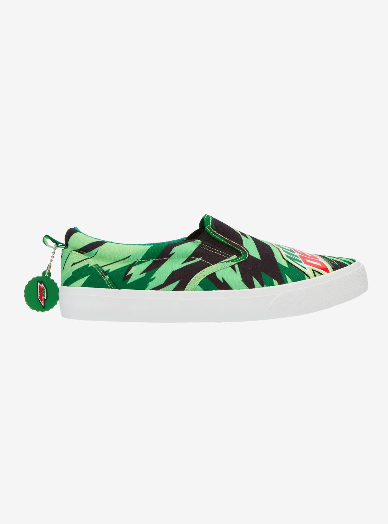 Mountain Dew Logo Slip-On Sneakers, MULTI, alternate