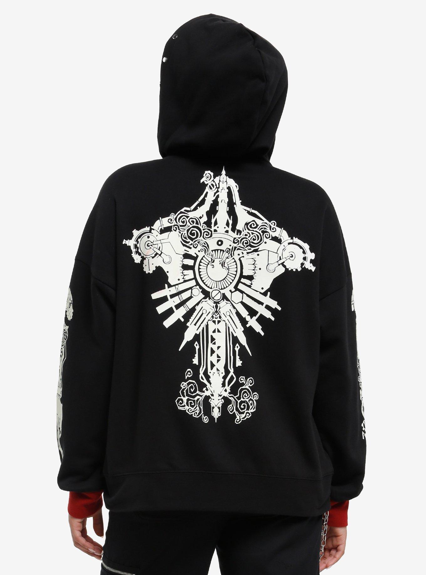 Arcane Vi Pit Fighter Glow-In-The-Dark Girls Hoodie, , hi-res