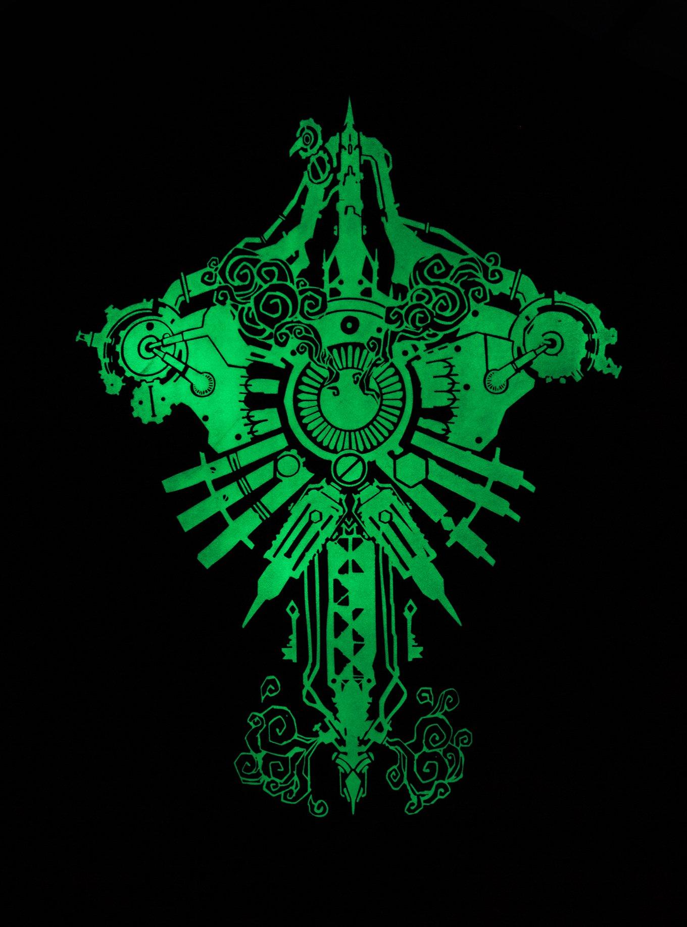 Arcane Vi Pit Fighter Glow-In-The-Dark Girls Hoodie, MULTI, alternate