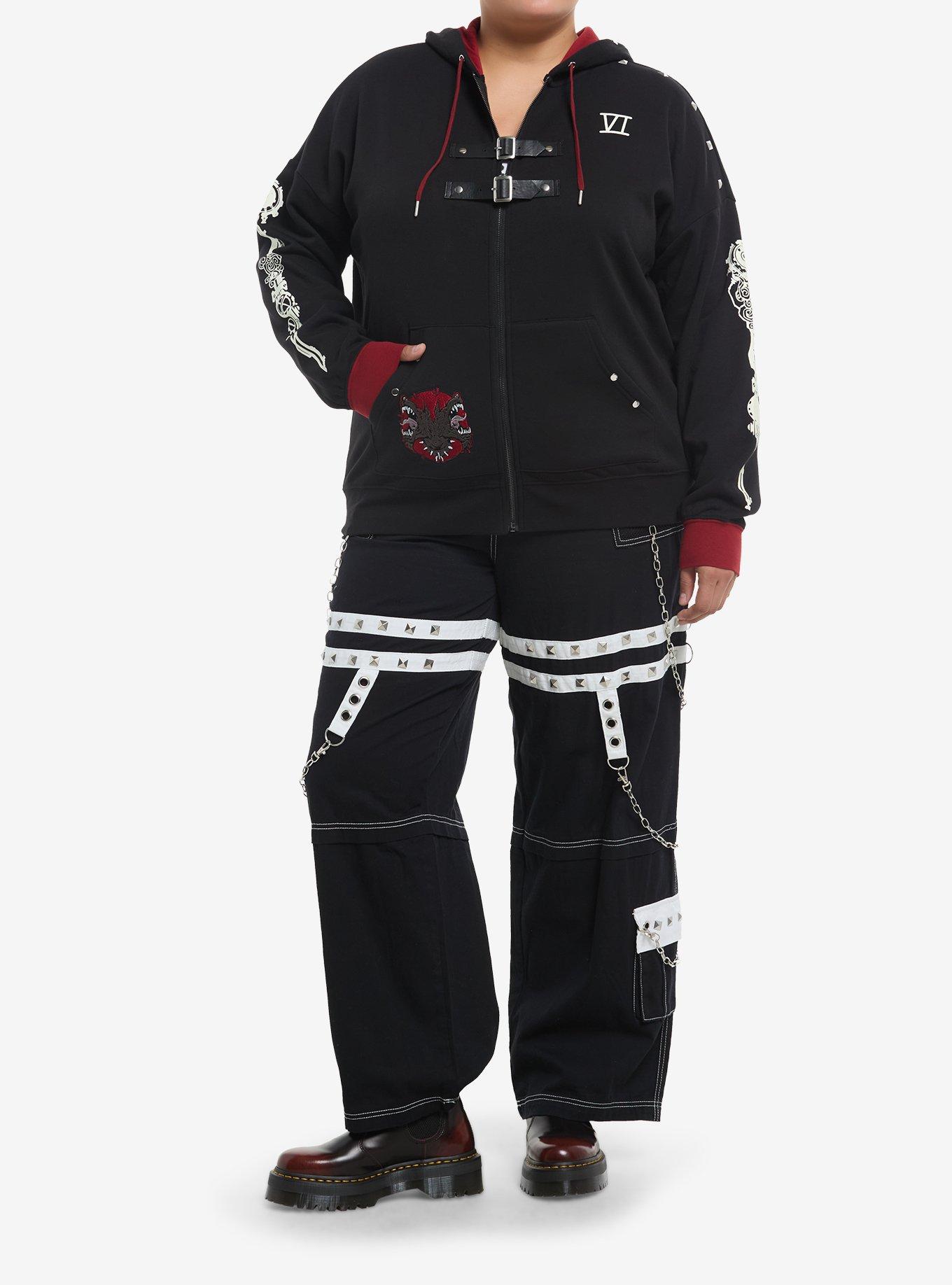 Arcane Vi Pit Fighter Glow-In-The-Dark Girls Hoodie Plus Size, , hi-res