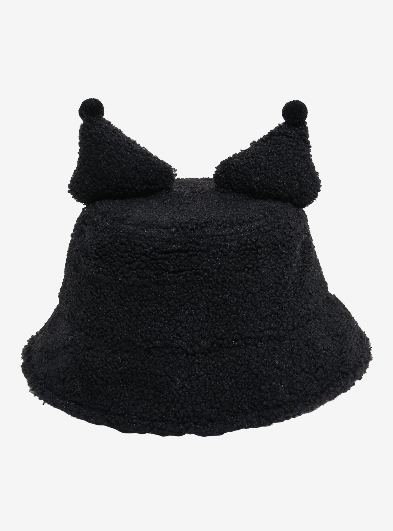 Kuromi 3D Ears Sherpa Hat, , hi-res