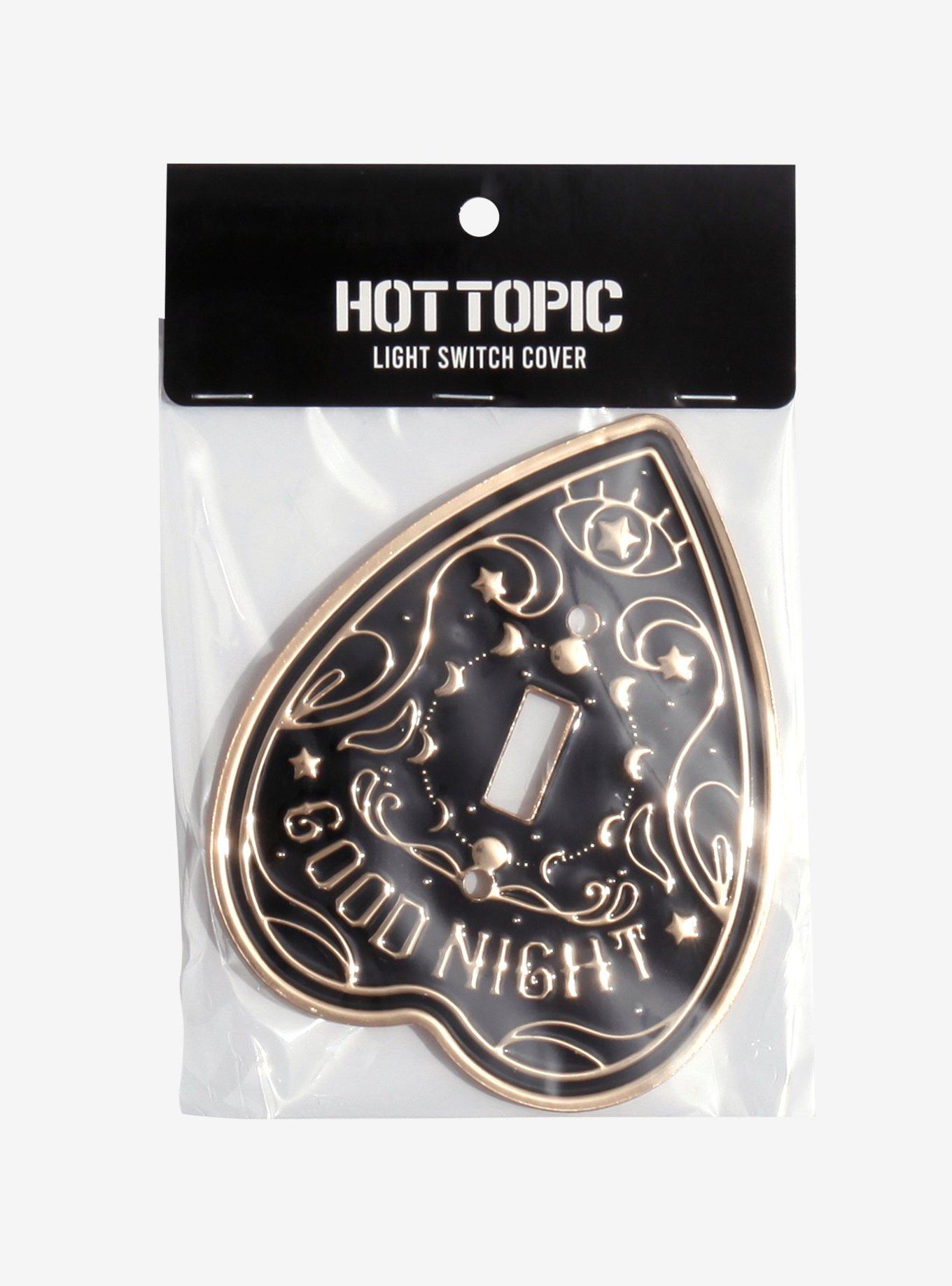 Spirit Board Planchette Black & Gold Light Switch Cover, , hi-res