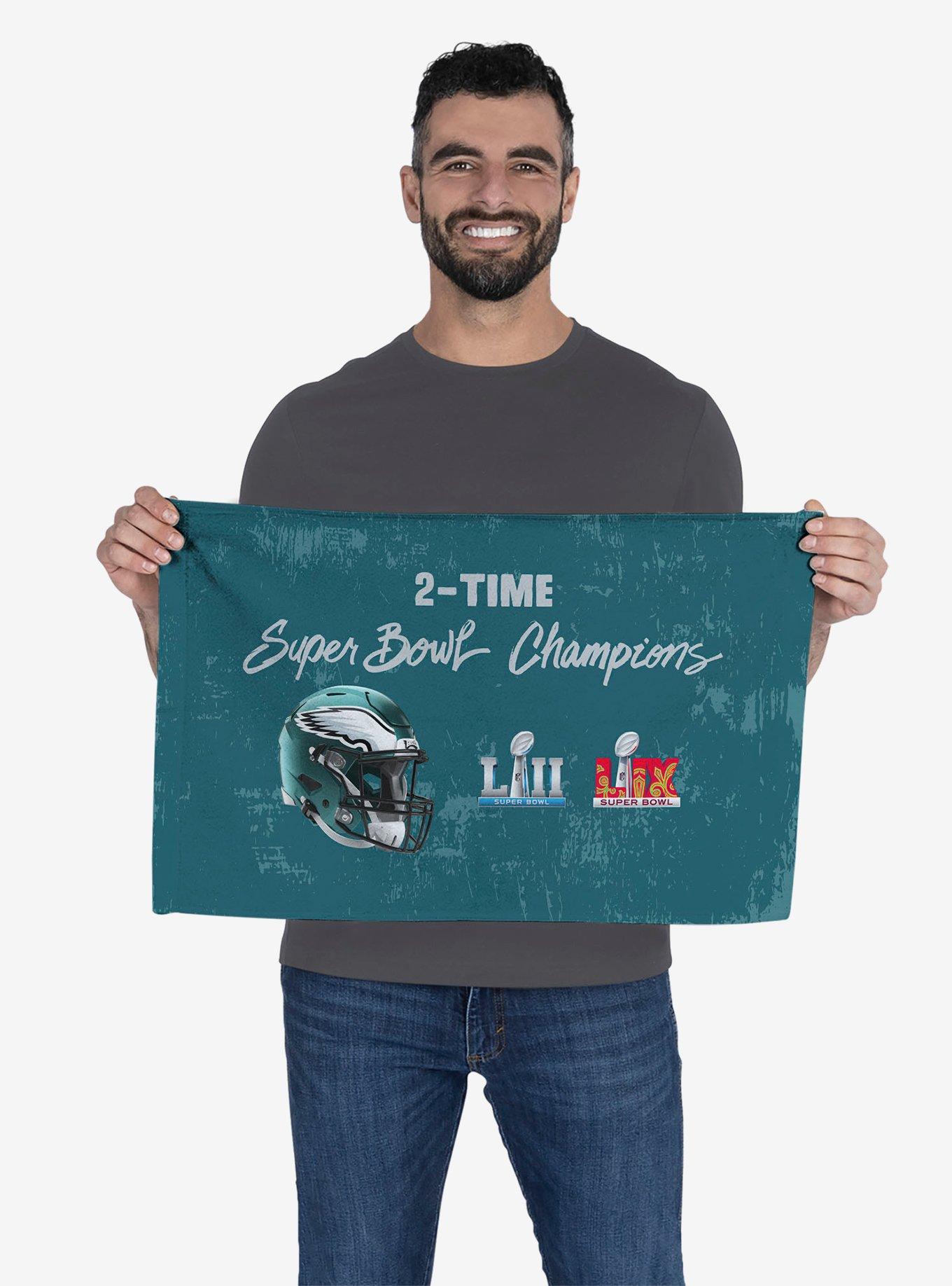 NFL 2025 Super Bowl LIX Philadelphia Eagles Multi Champ Conquerors Fan Towel 2-Pack, , hi-res