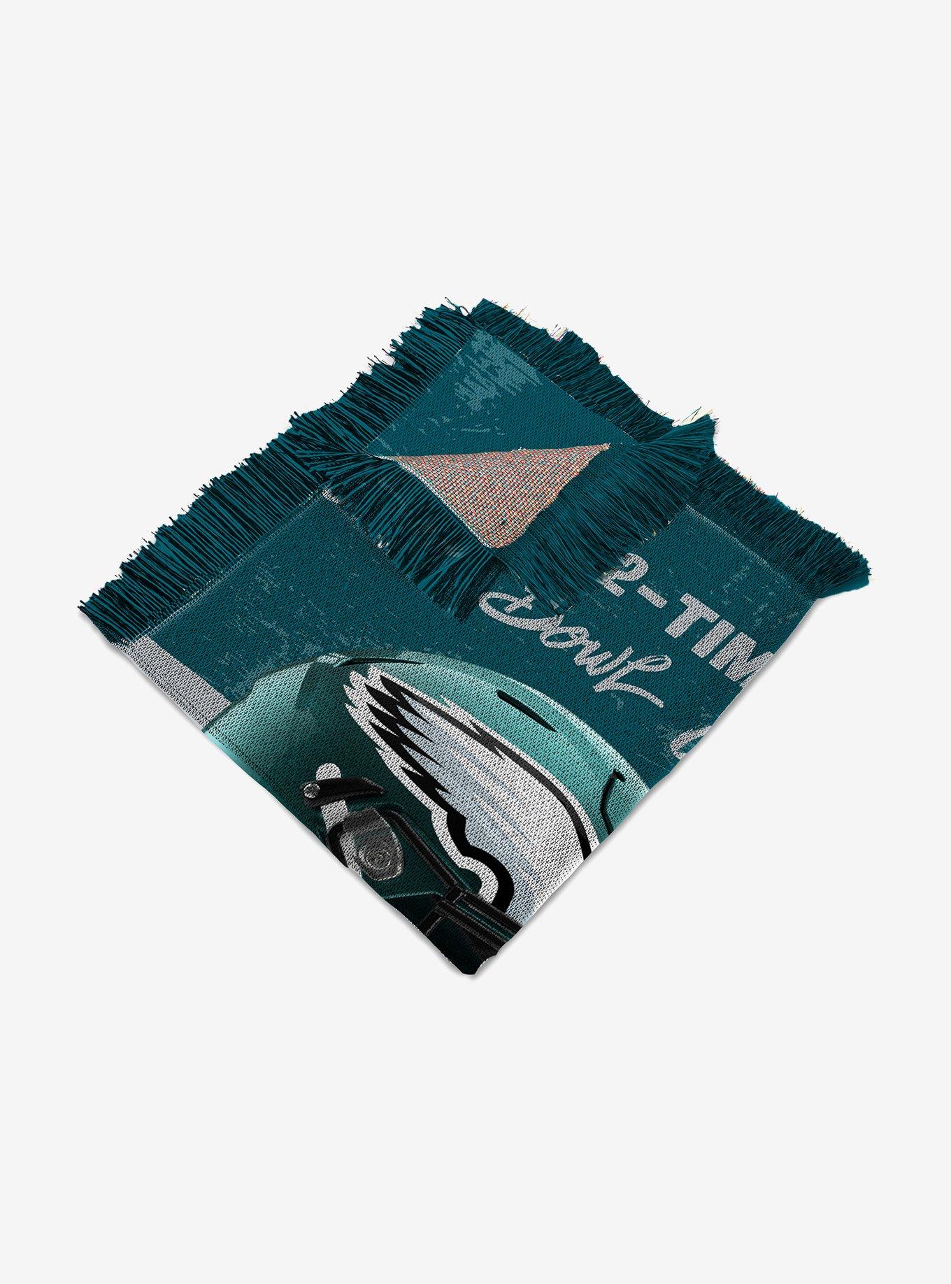 NFL 2025 Super Bowl LIX Philadelphia Eagles Multi Champ Powerhouse Woven Tapestry Throw Blanket, , alternate