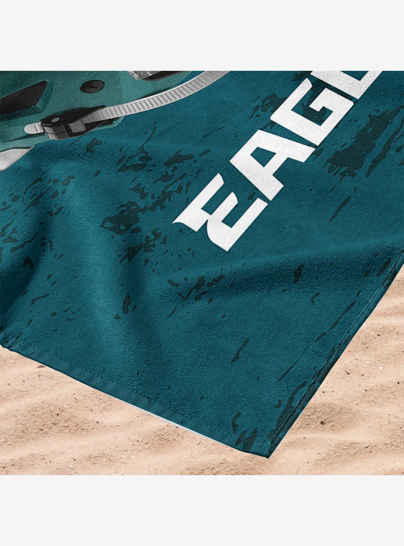 NFL 2025 Super Bowl LIX Philadelphia Eagles Multi Champ Unstoppable Beach Towel, , alternate